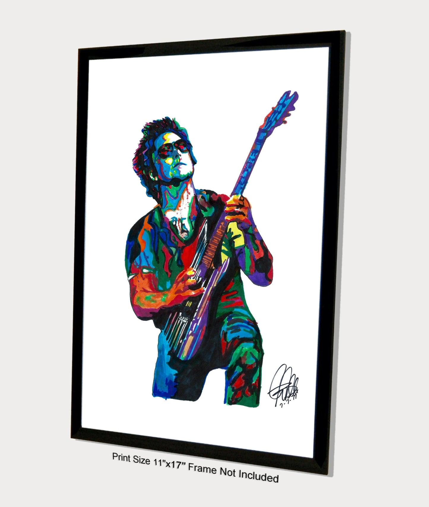 Synyster Gates Avenged Sevenfold Guitar Metal Music Print Poster Wall Art 11x17