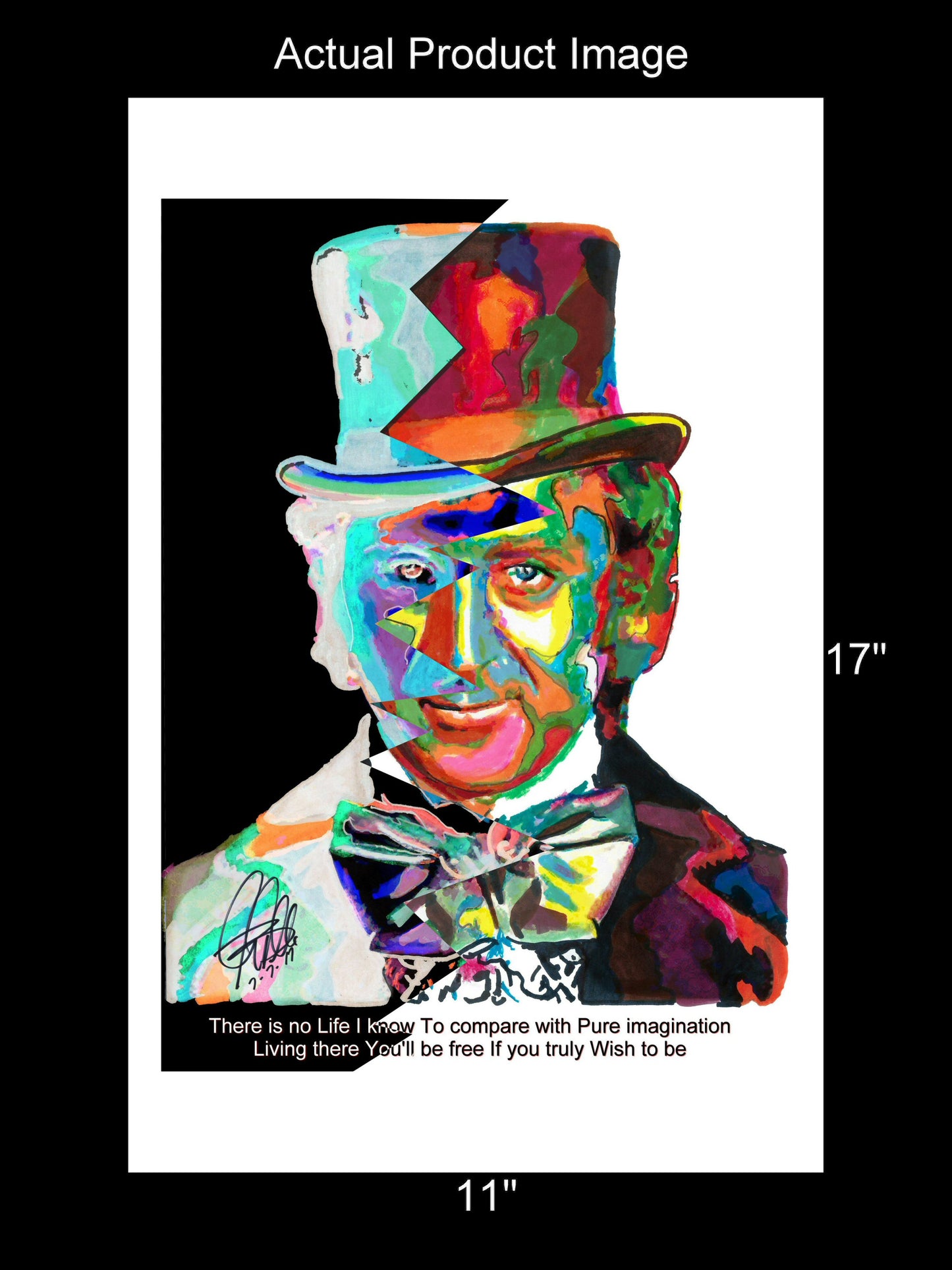 Willy Wonka Gene Wilder Chocolate Factory Movies Poster Wall Art 11x17
