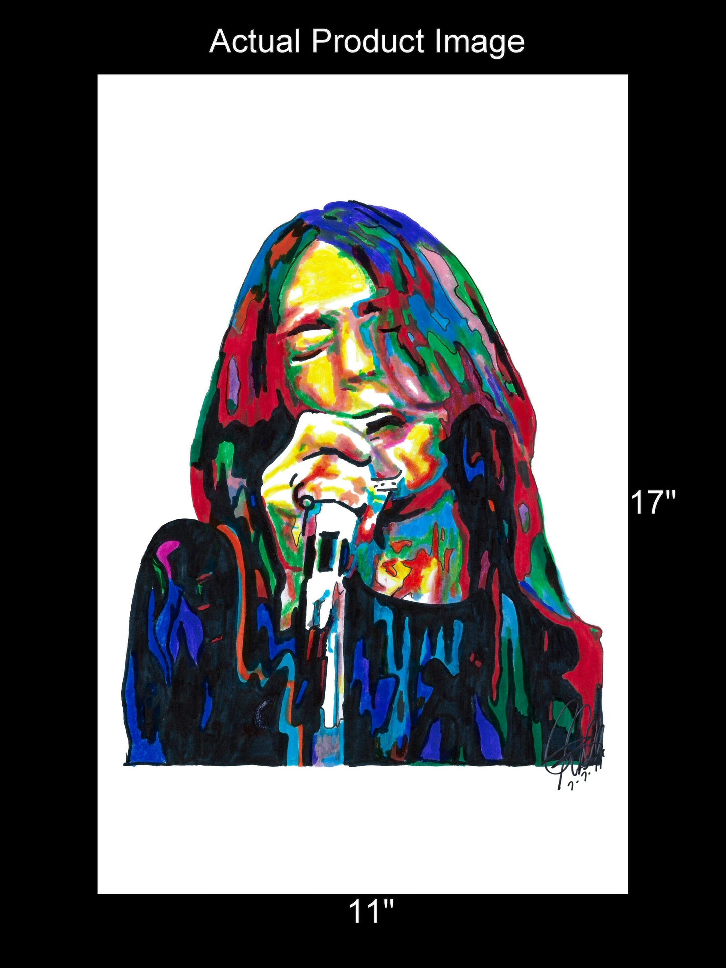 Chris Robinson The Black Crowes Singer Rock Music Poster Print Wall Art 11x17
