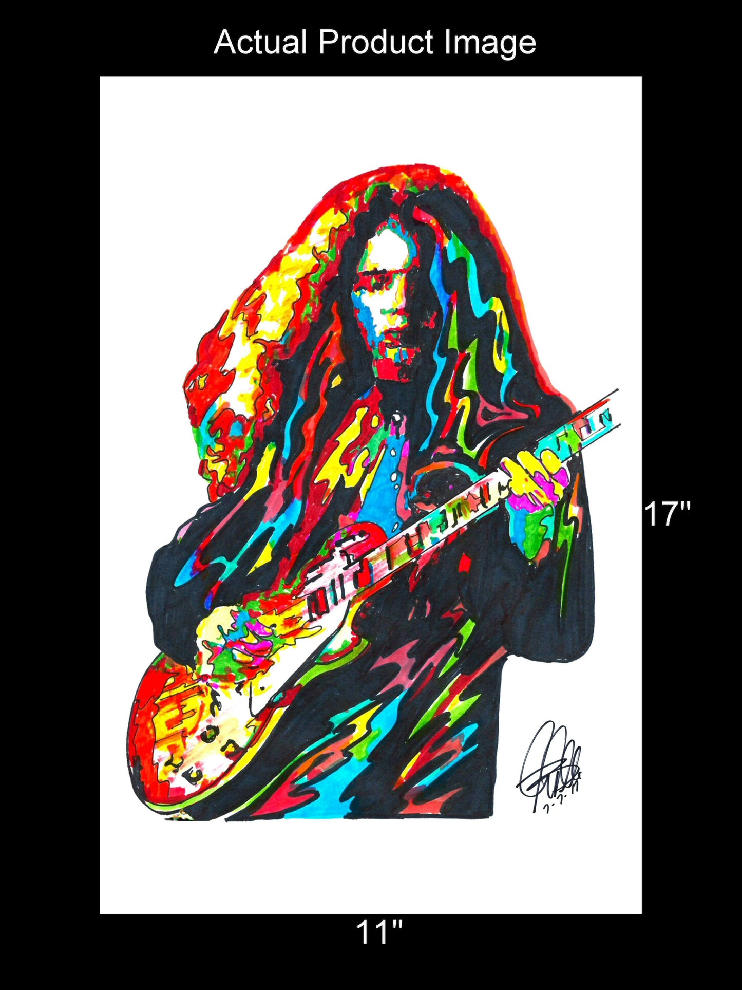 Gary Rossington Lynyrd Skynyrd Southern Rock Music Poster Print Wall Art 11x17