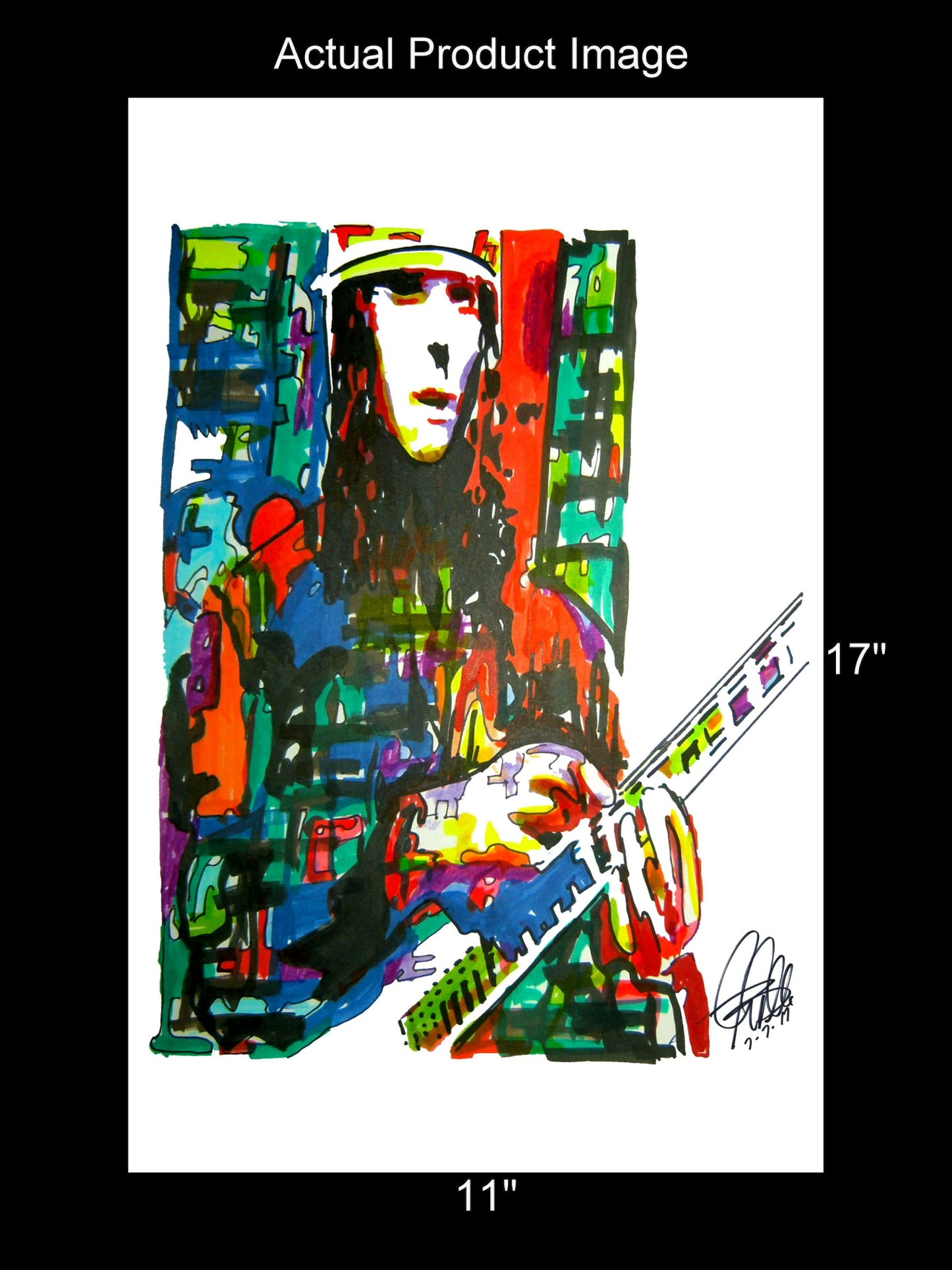Buckethead Guns n Roses Rock Music Print Poster Wall Art 11x17