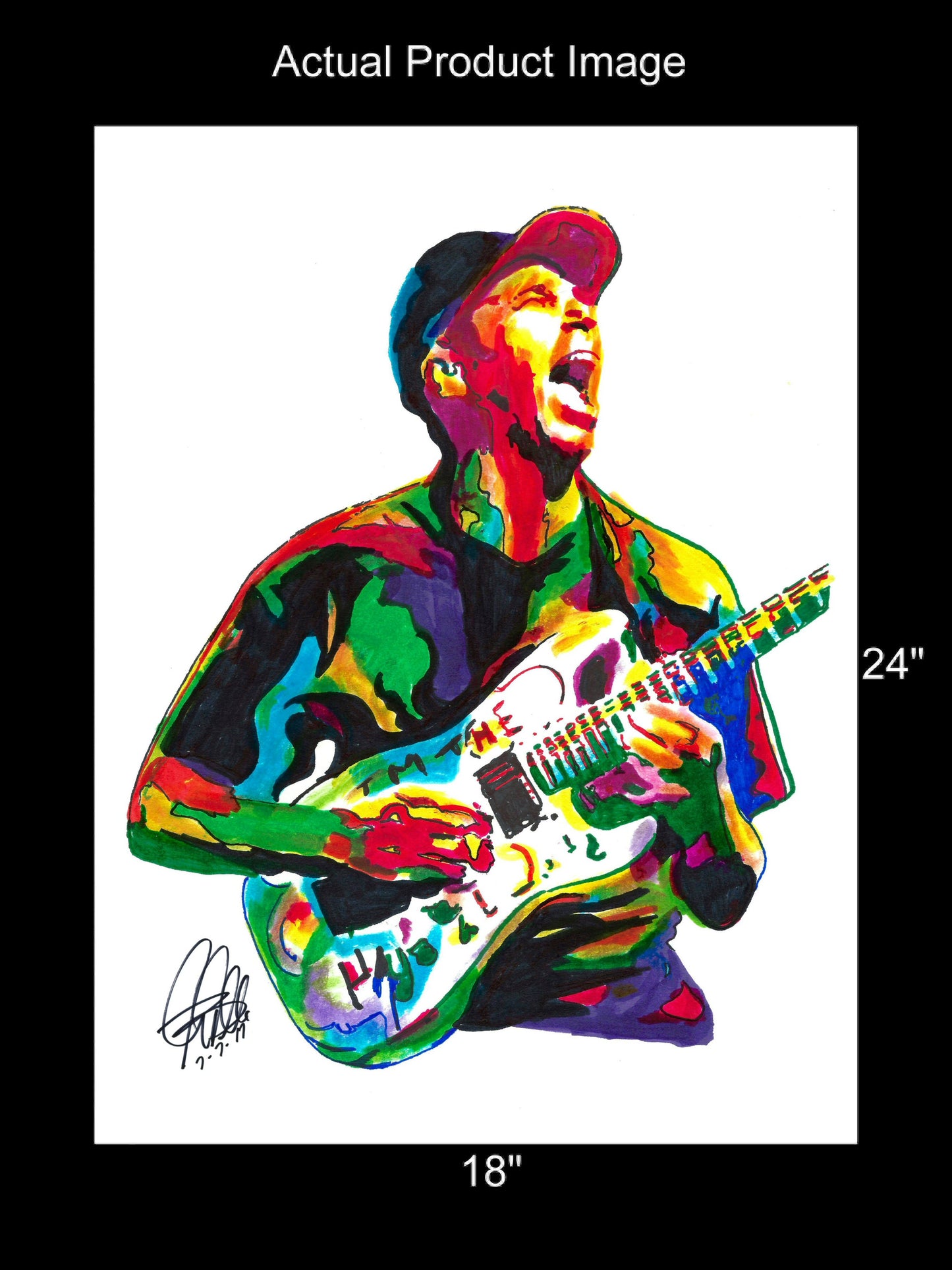 Tom Morello Rage Against the Machine RATM Rock Music Poster Print Wall Art 18x24