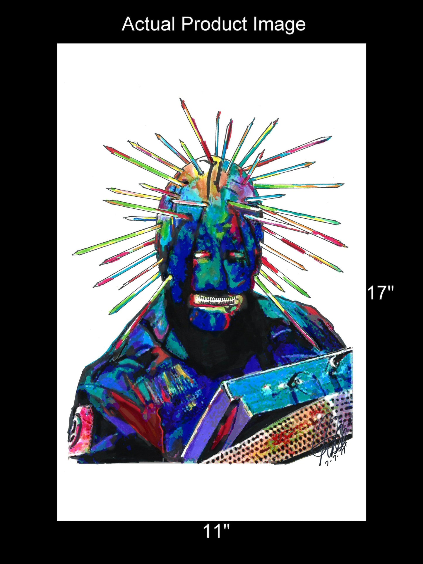 Craig Jones Slipknot Heavy Metal Music Poster Print Wall Art 11x17