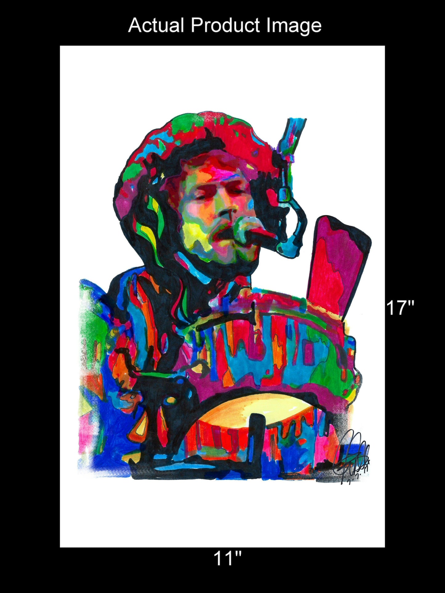 Don Henley Eagles Singer Drums Rock Music Poster Print Wall Art 11x17