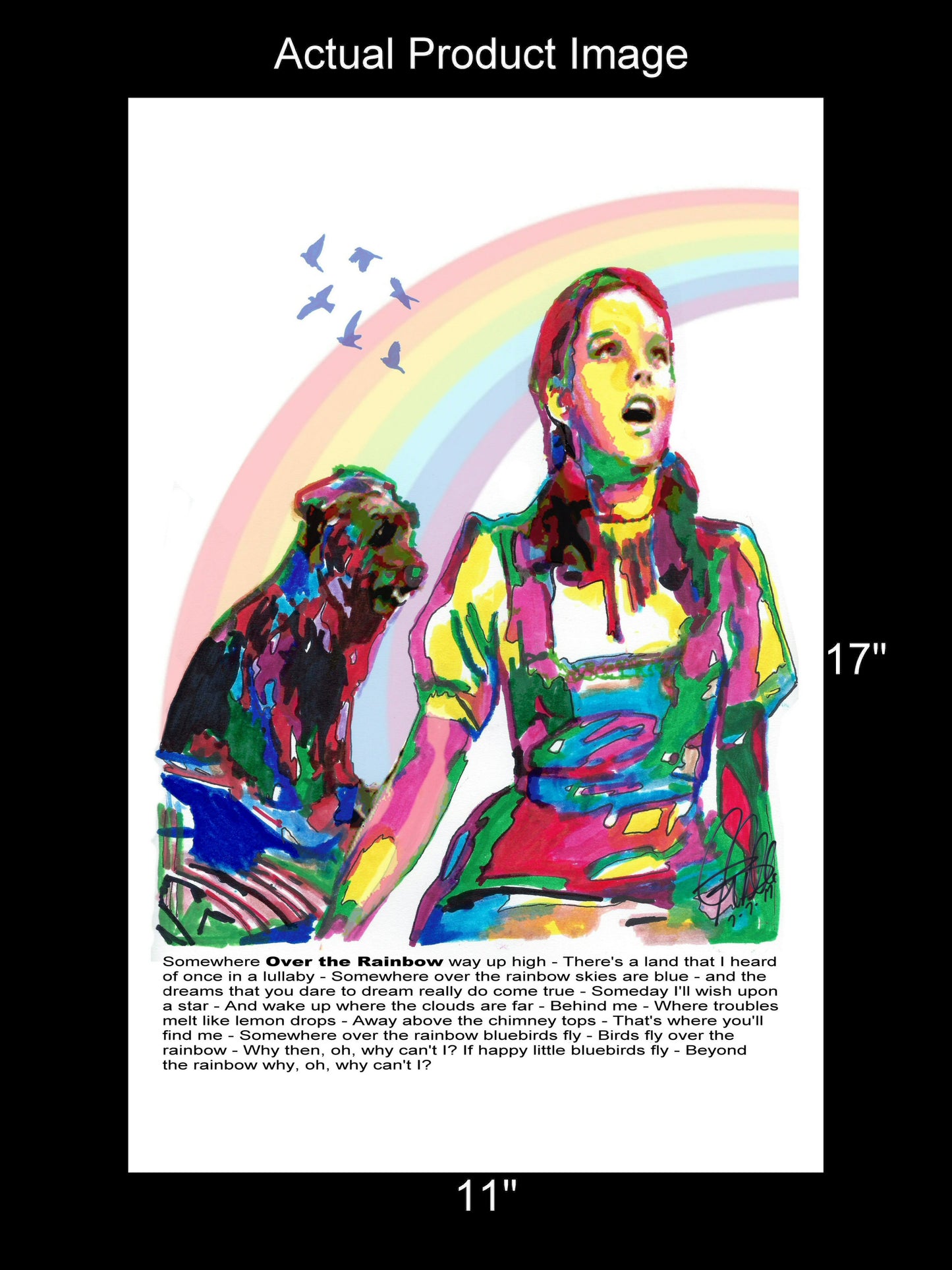 Judy Garland Dorothy Wizard of Oz Poster Print Wall Art 11x17