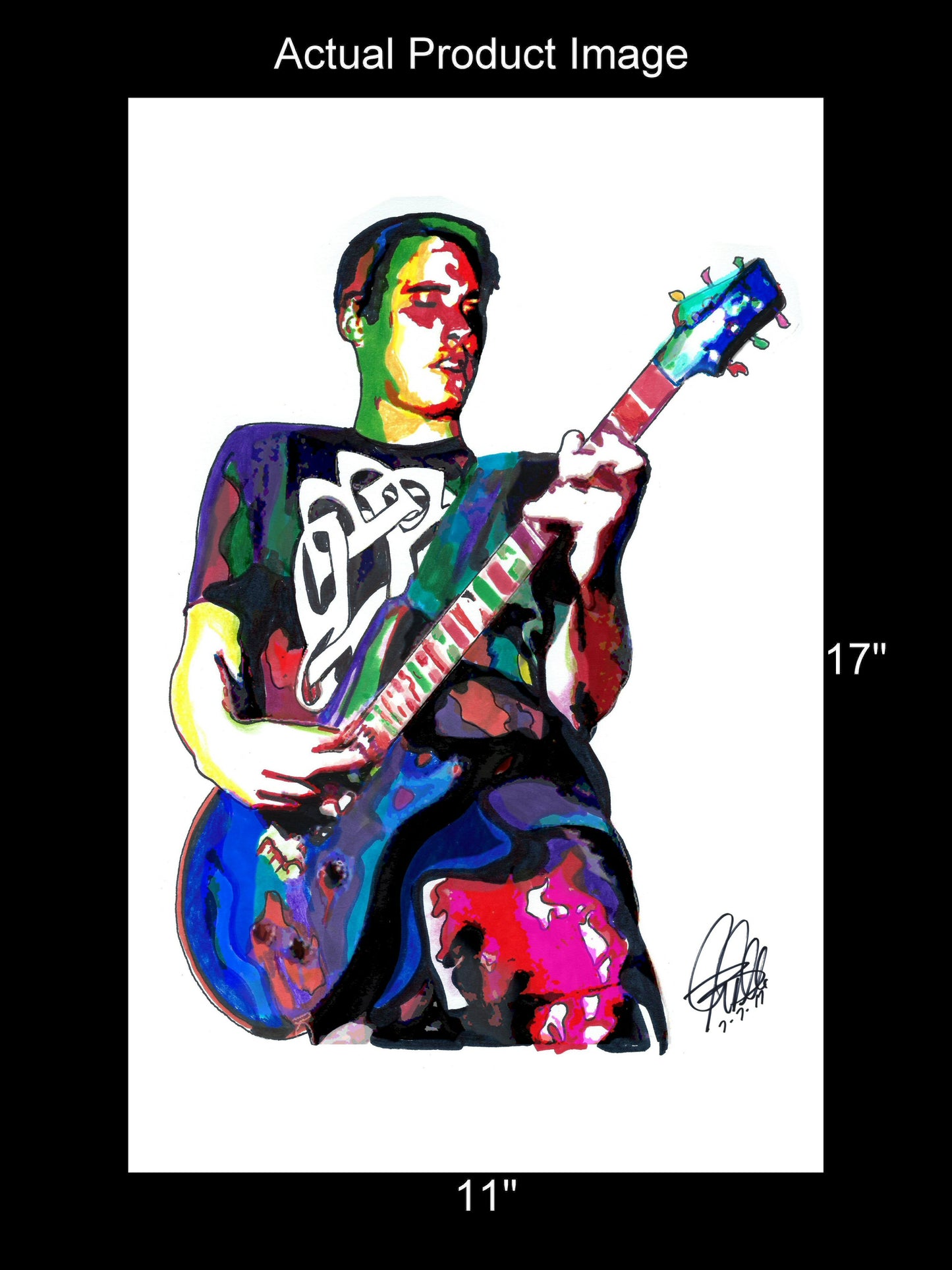 Benjamin Burnley Breaking Benjamin Rock Music Poster Print Wall Art 11x17