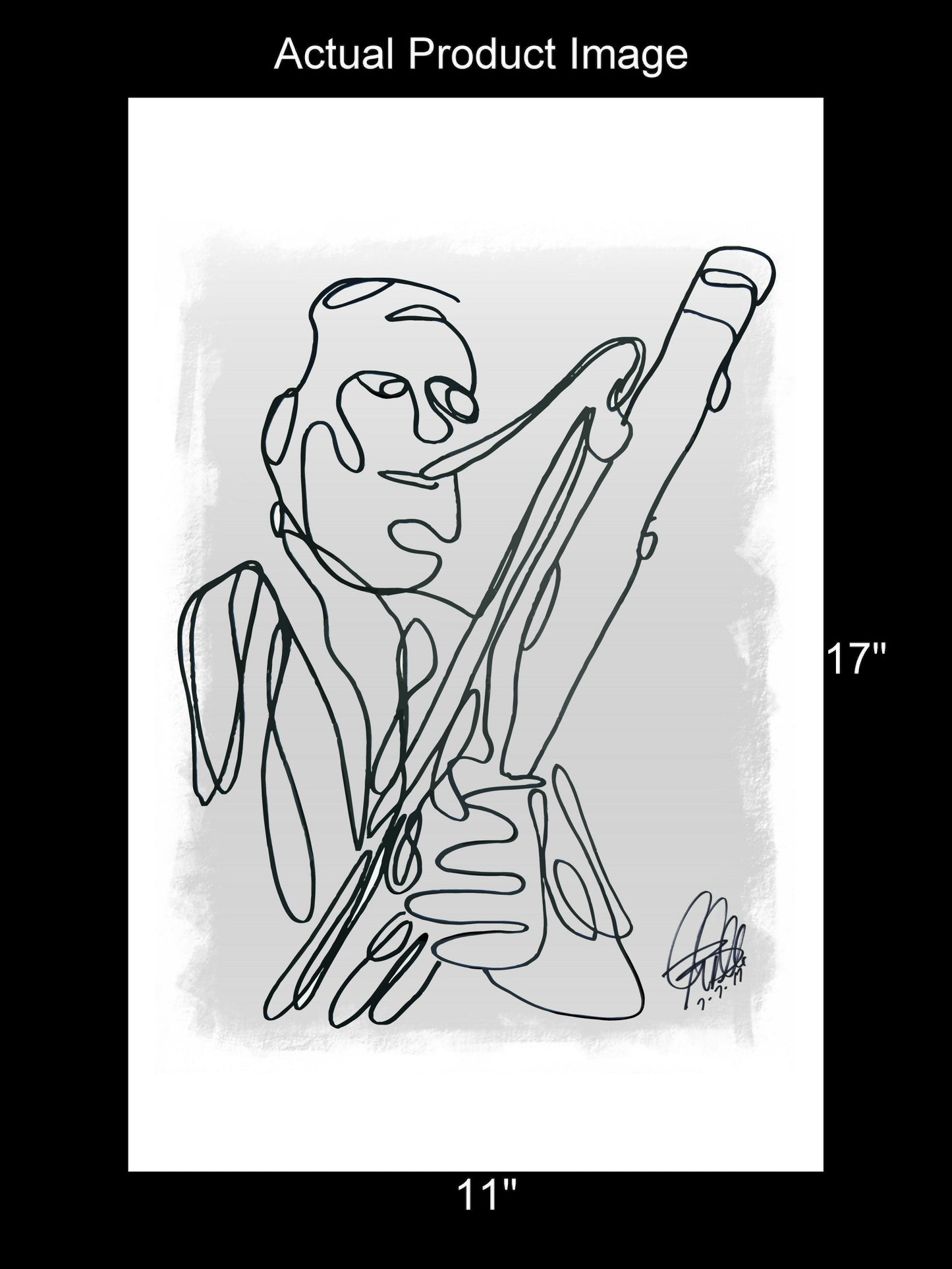 Bassoon Player Classical Music Poster Print Wall Art 11x17