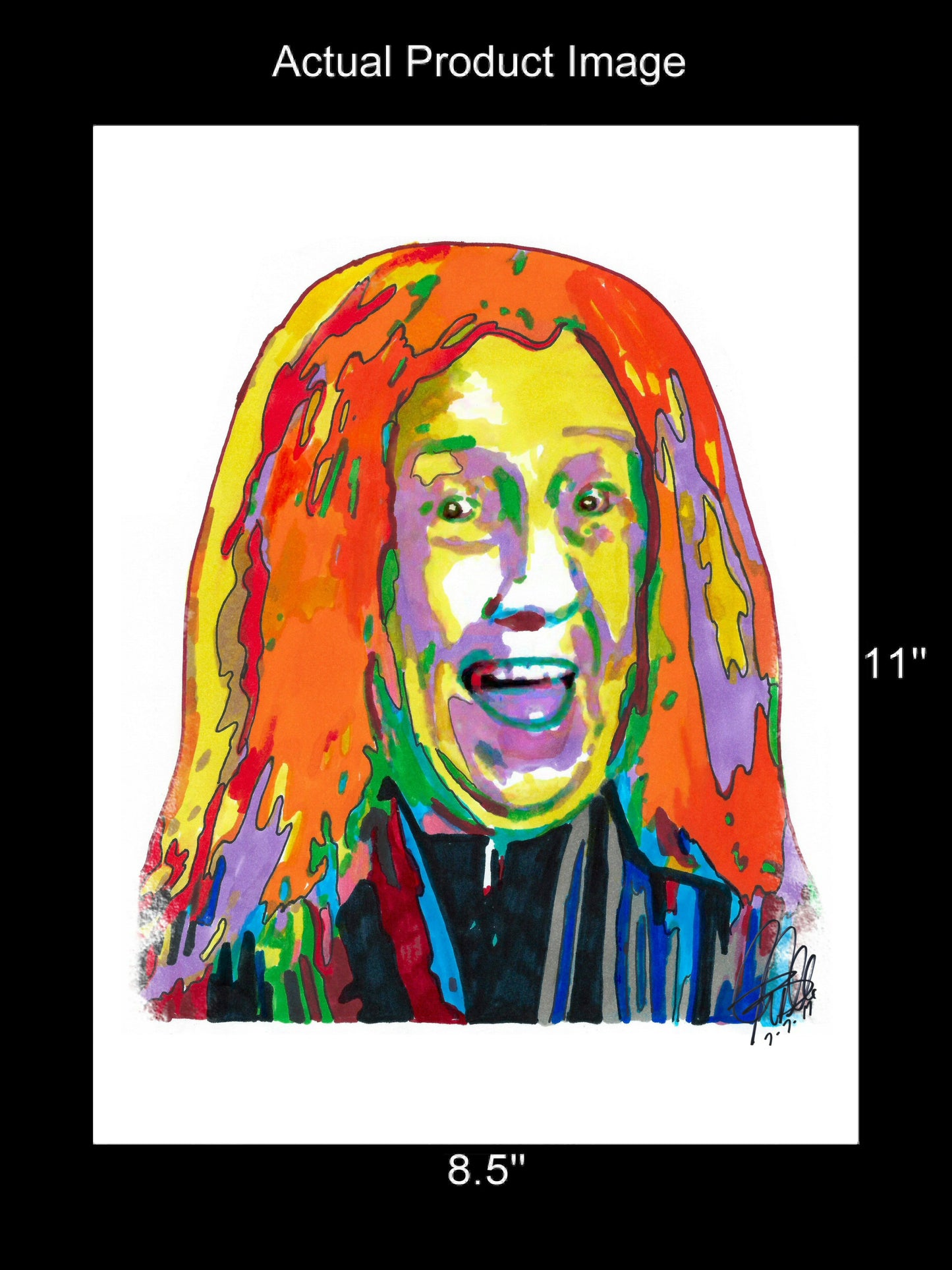 Grandmama The Addams Family TV Series Poster Print Wall Art 8.5x11