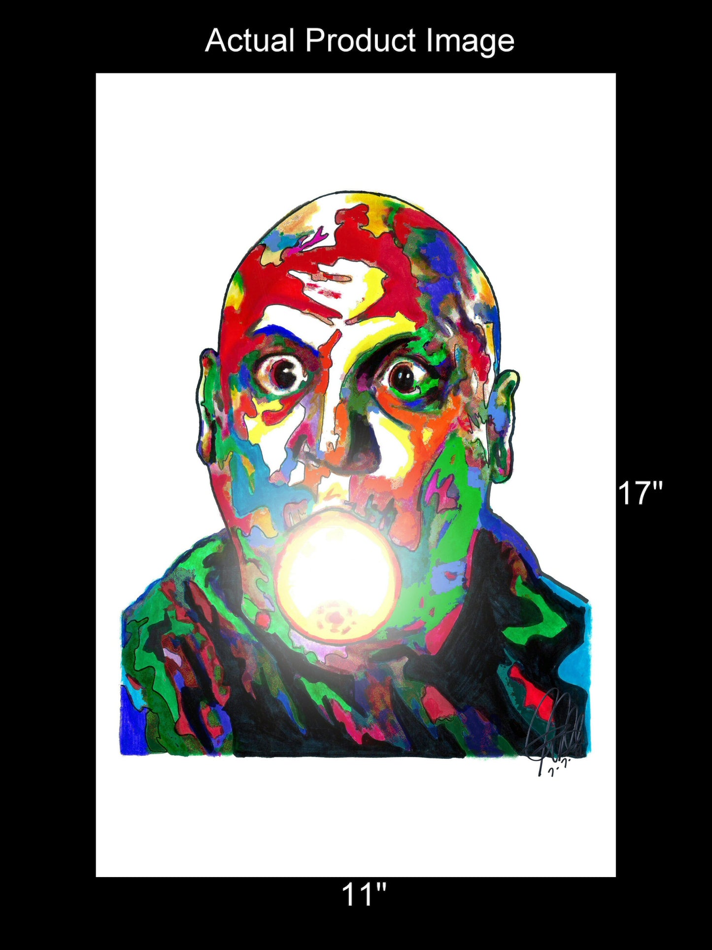 Uncle Fester Addams Family Comedy TV Poster Print Wall Art 11x17