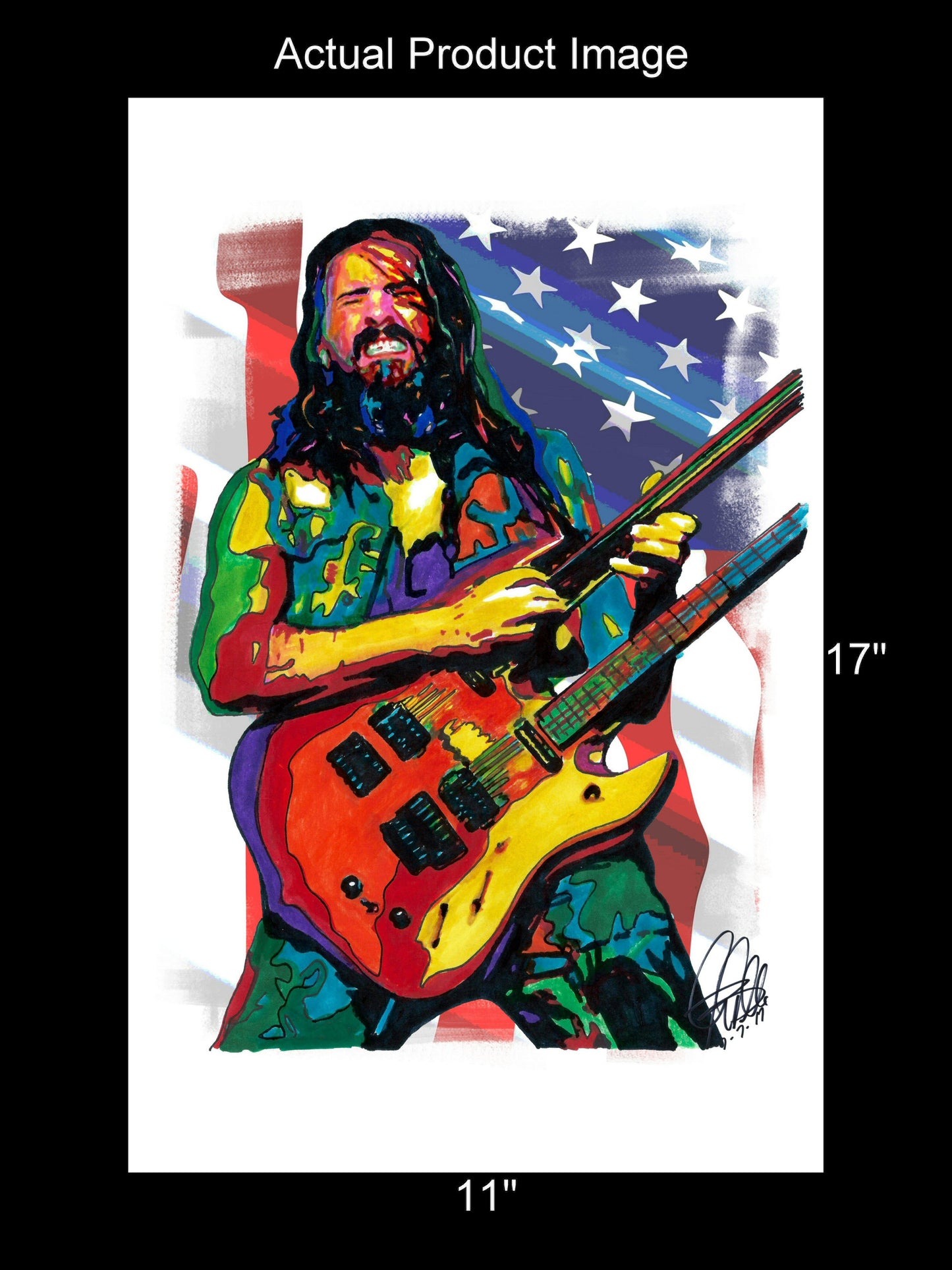 Ron Bumblefoot Thal Guitar Hard Rock Music Poster Print Wall Art 11x17
