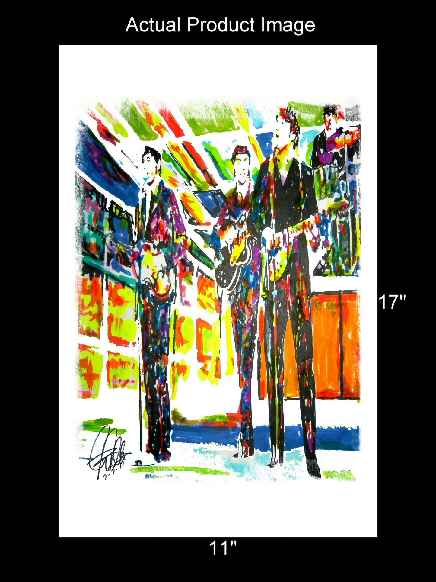 The Beatles Lennon McCartney Harrison Ringo Pop Music Poster Print 11x17