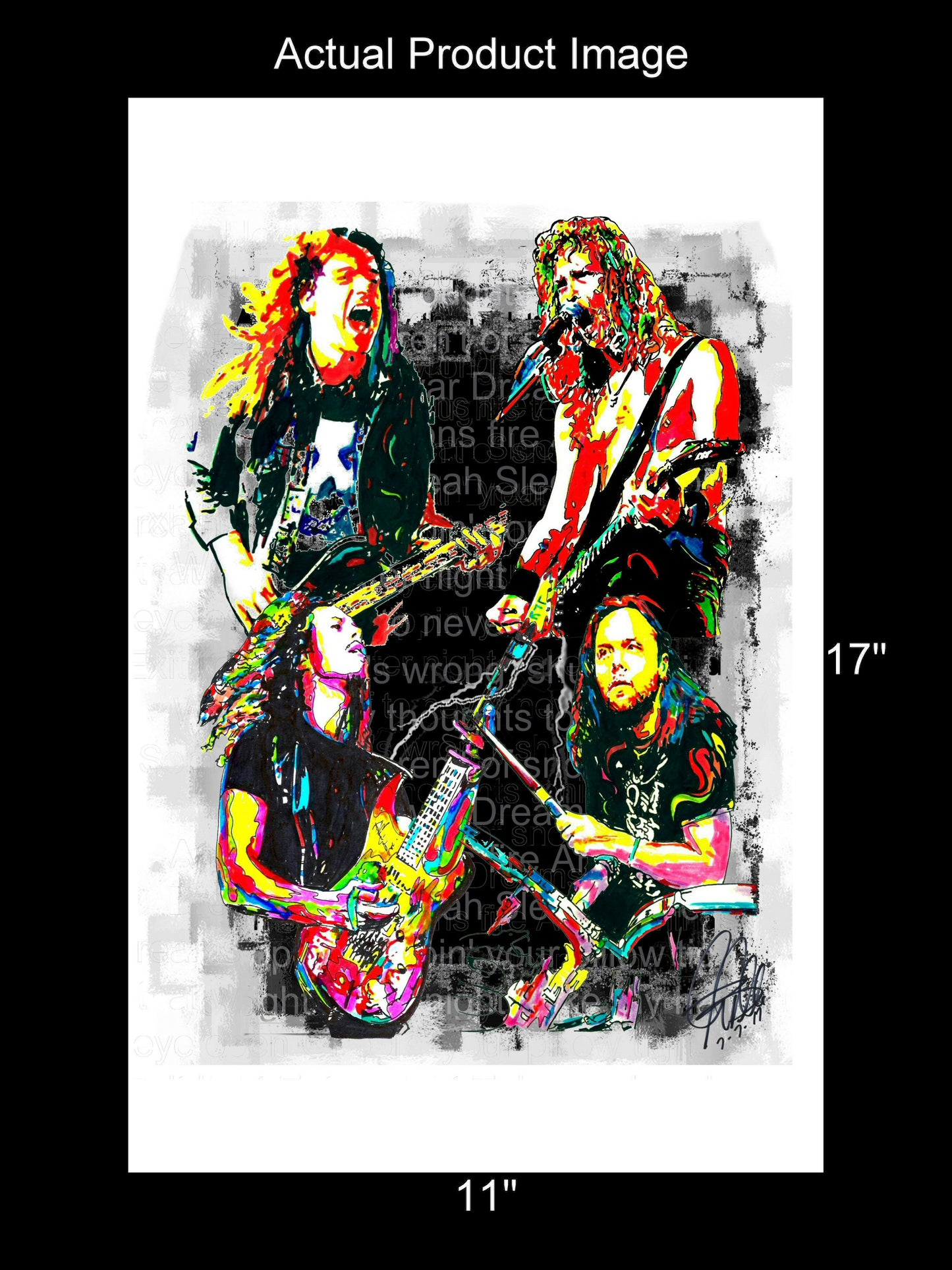 Metallica Heavy Metal Hard Rock Music Print Poster Wall Art 11x17