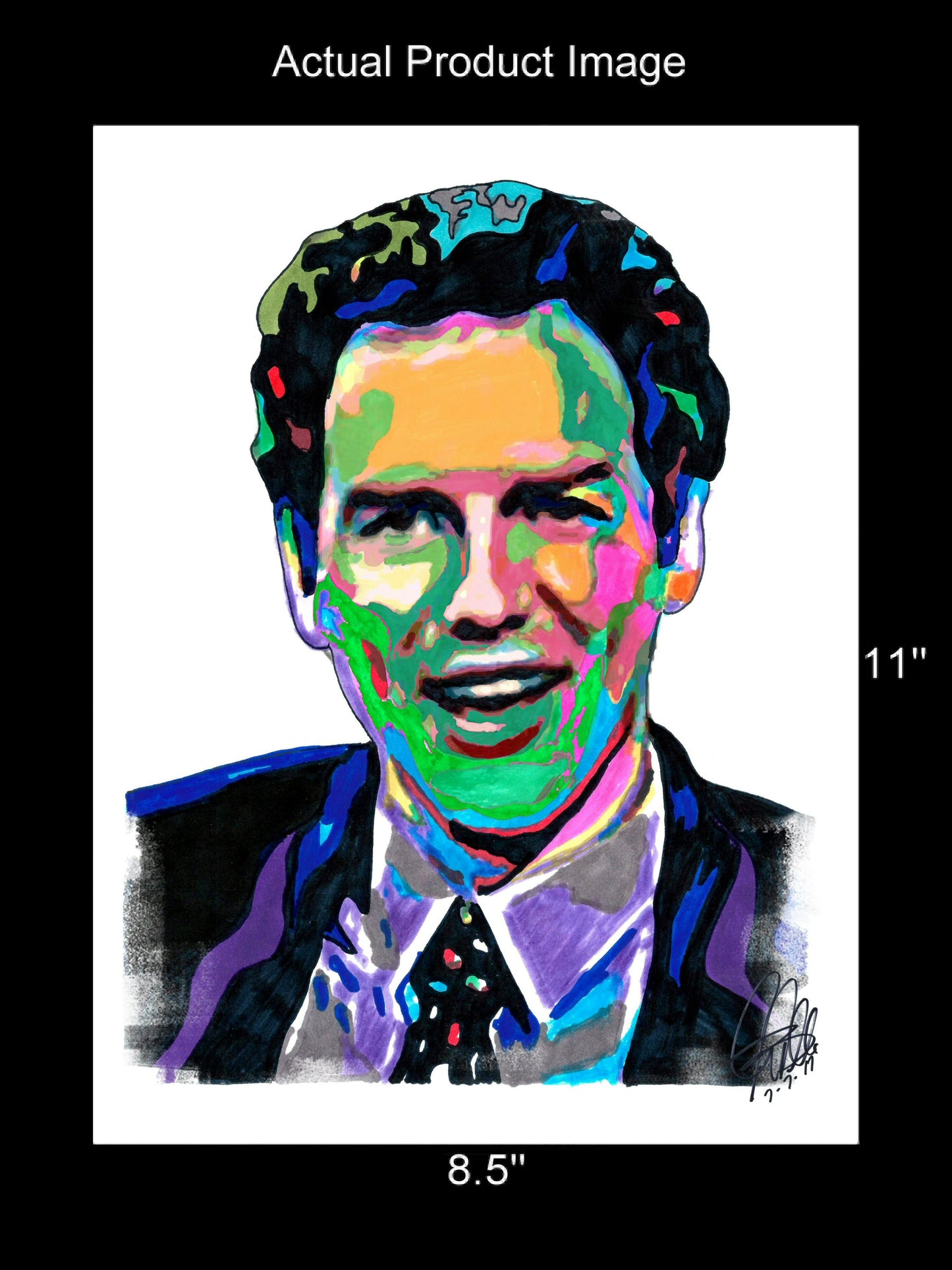 Norm Macdonald Comedy Poster Print Wall Art 8.5x11