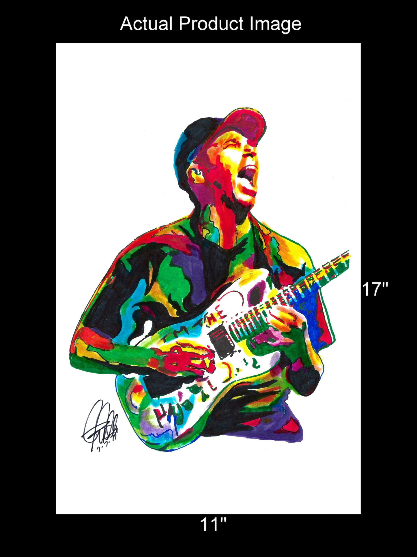 Tom Morello Rage Against the Machine RATM Rock Music Poster Print Wall Art 11x17