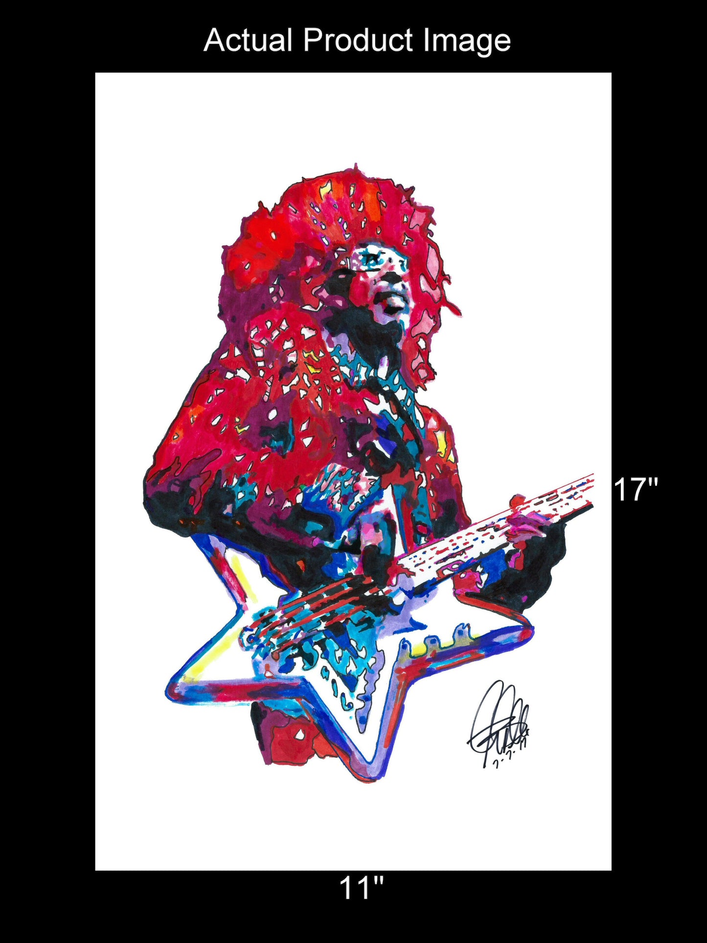 Bootsy Collins Parliament Funkadelic Funk Music Print Poster Wall Art 11x17