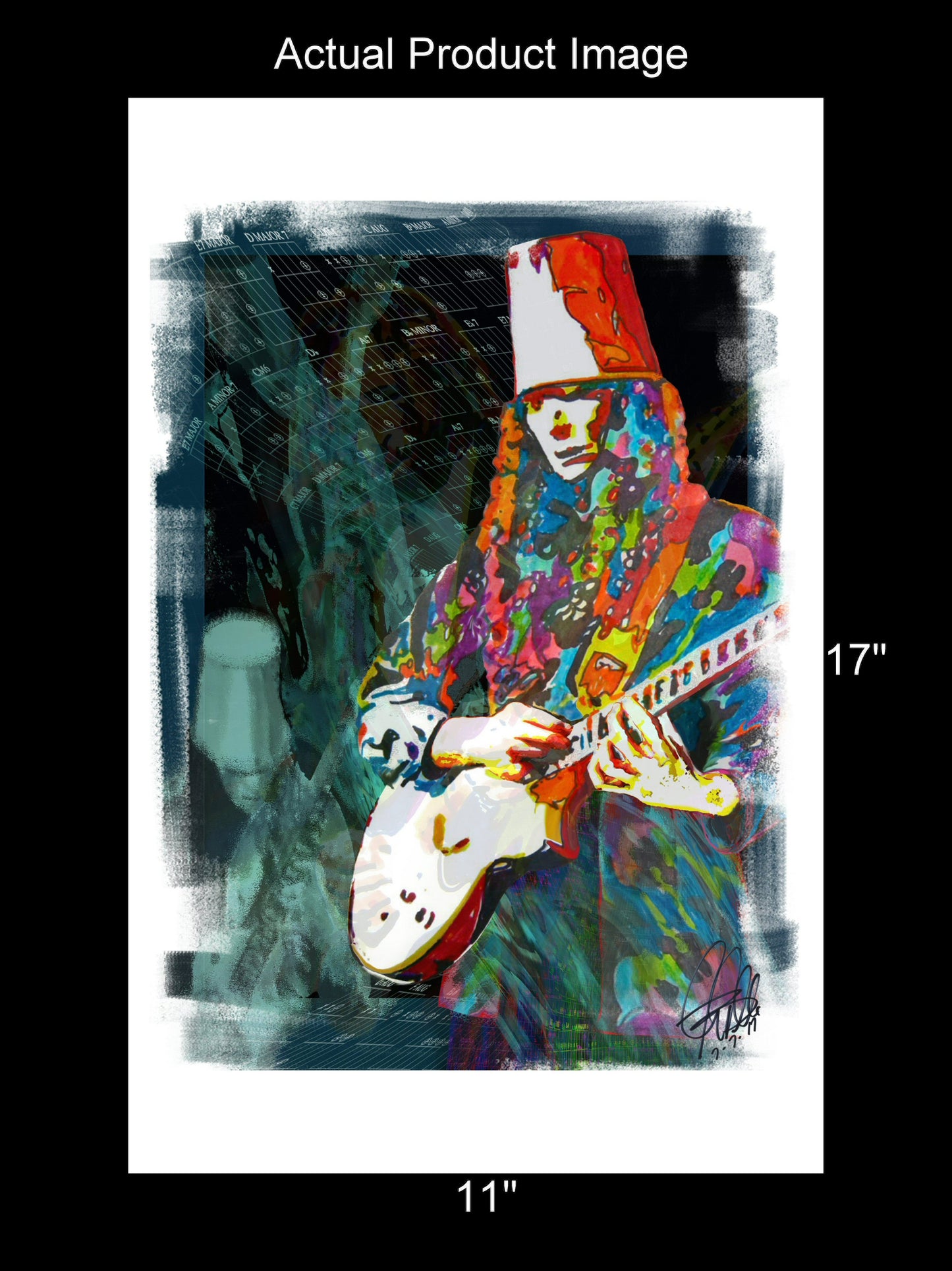 Buckethead Experimental Rock Guitar Music Poster Print Wall Art 11x17