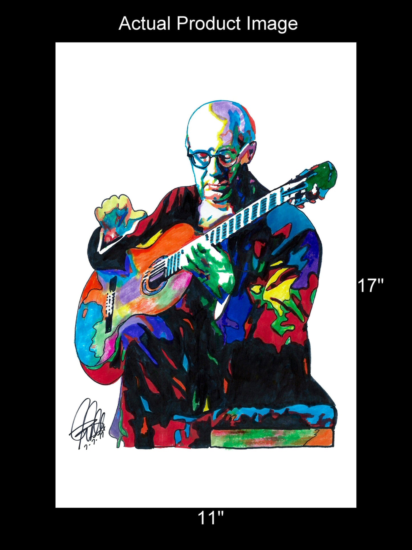 Andres Segovia Classical Spanish Guitar Music Poster Print Wall 11x17