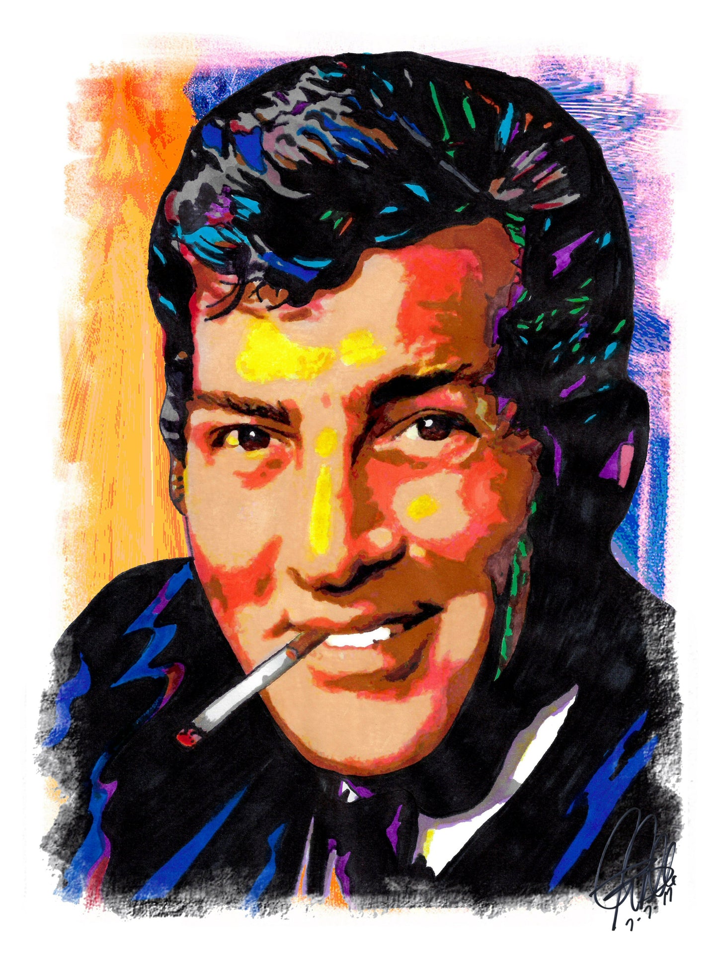 Dean Martin Singer Rat Pack Music Poster Print Wall Art 18x24