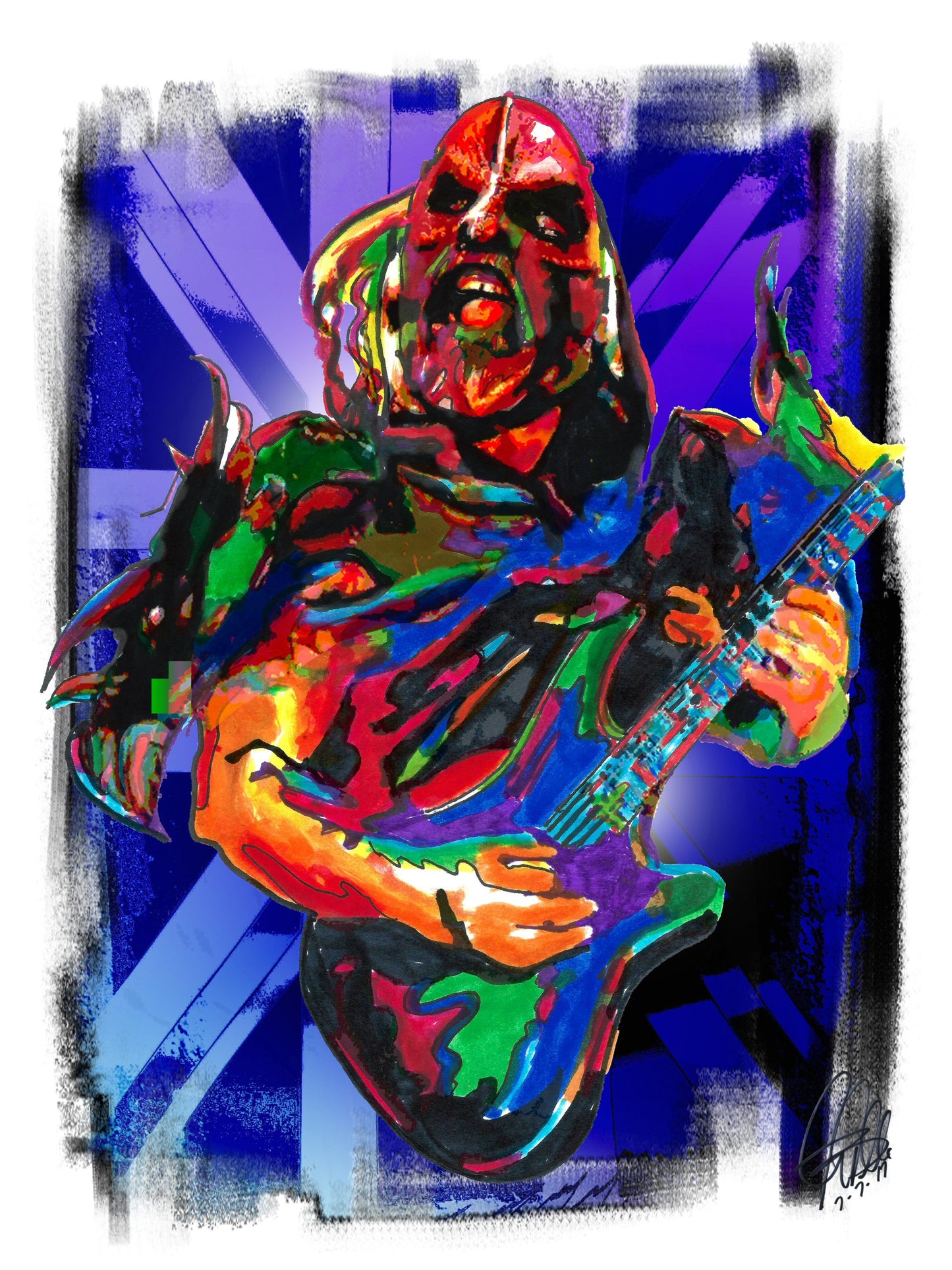 Flattus Maximus GWAR Guitar Metal Hard Rock Music Poster Print Wall Art 18x24