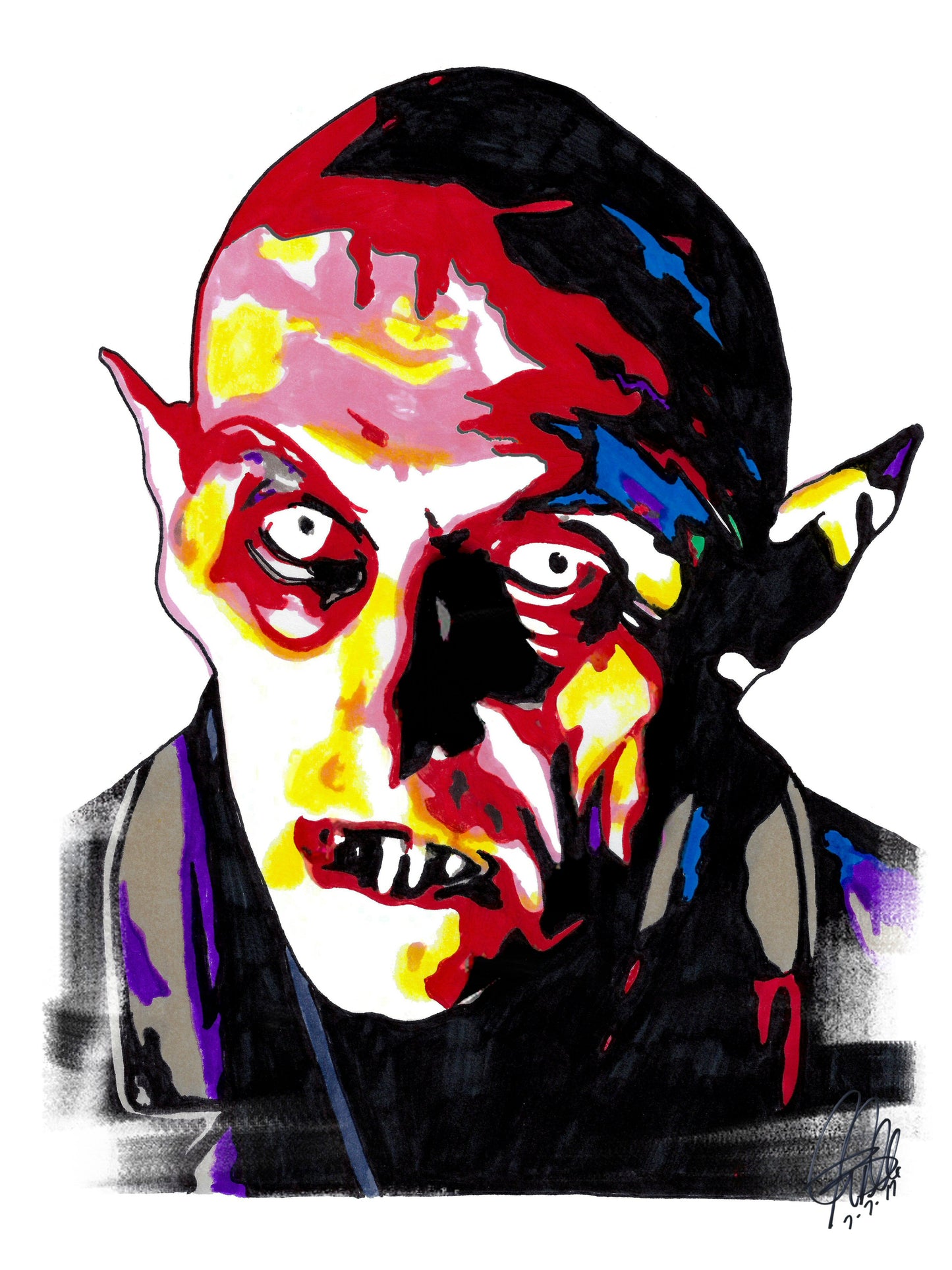 Nosferatu Vampire Horror Poster Print Wall Artt 18x24