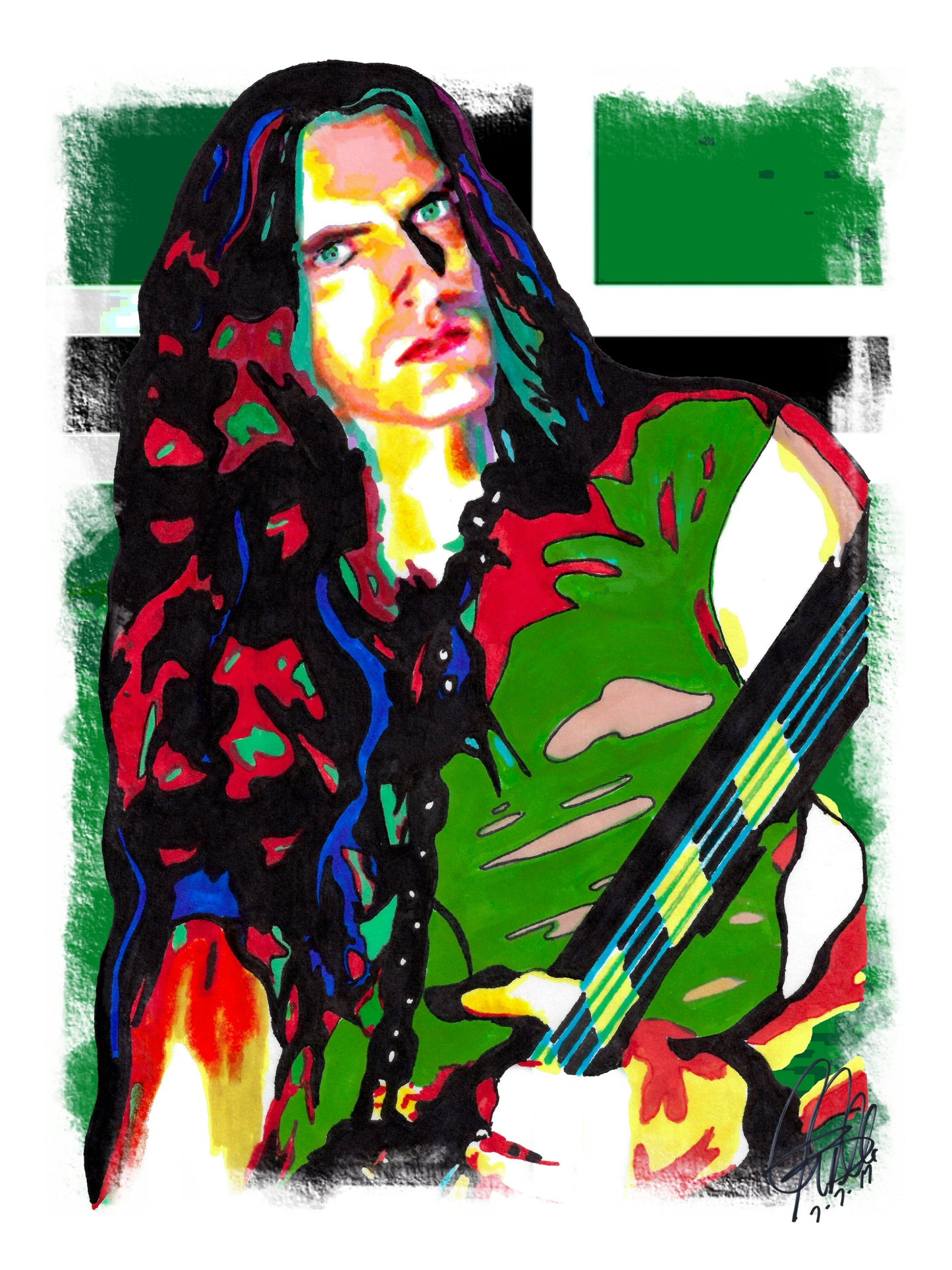 Peter Steele Type O Negative Gothic Metal Music Print Poster Wall Art 8.5x11