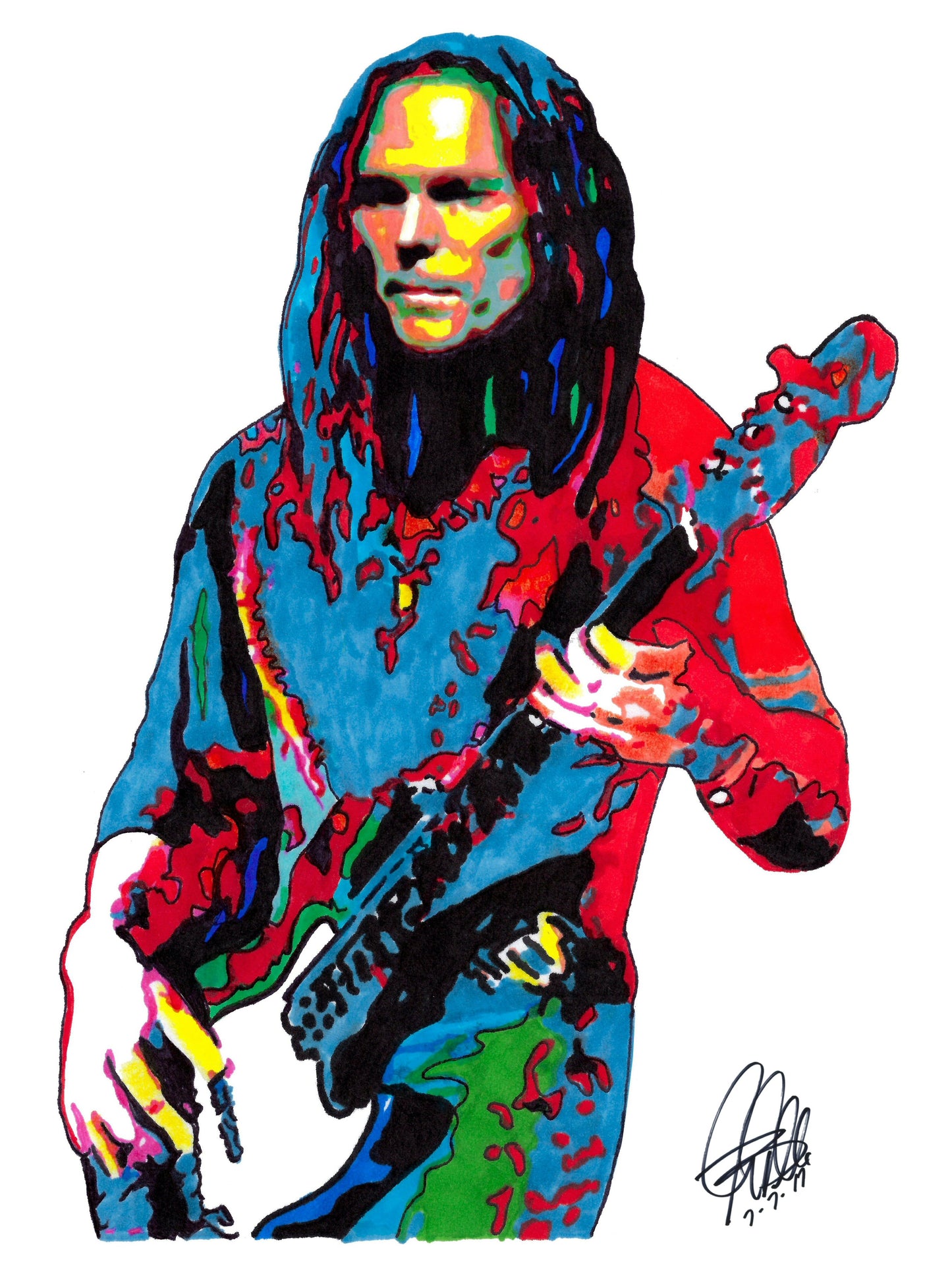 Timothy B Schmit Eagles Bass Guitar Rock Music Poster Print Wall Art 18x24