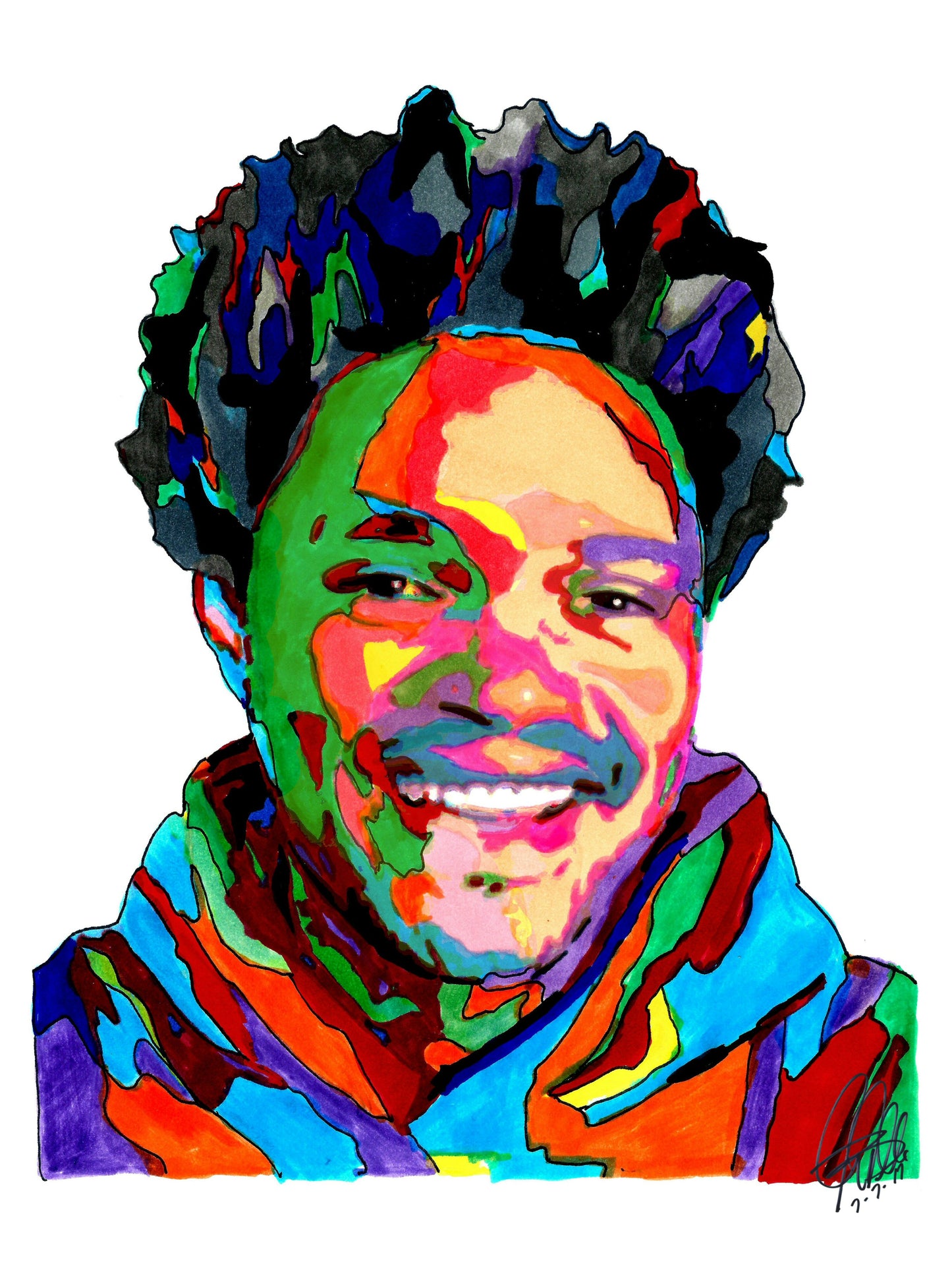 Trevor Noah The Daily Show Comedian Poster Print Wall Art 8.5x11