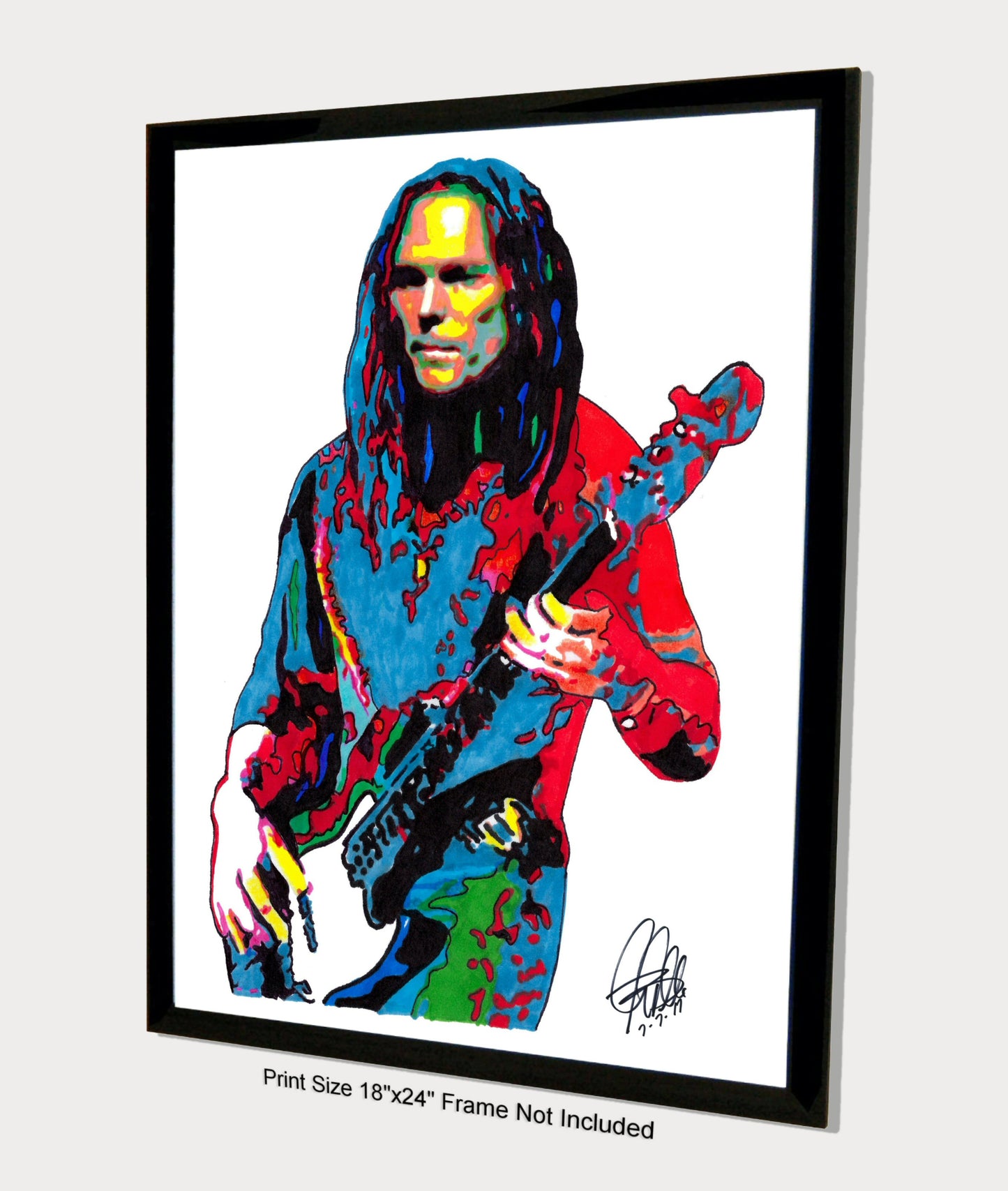 Timothy B Schmit Eagles Bass Guitar Rock Music Poster Print Wall Art 18x24