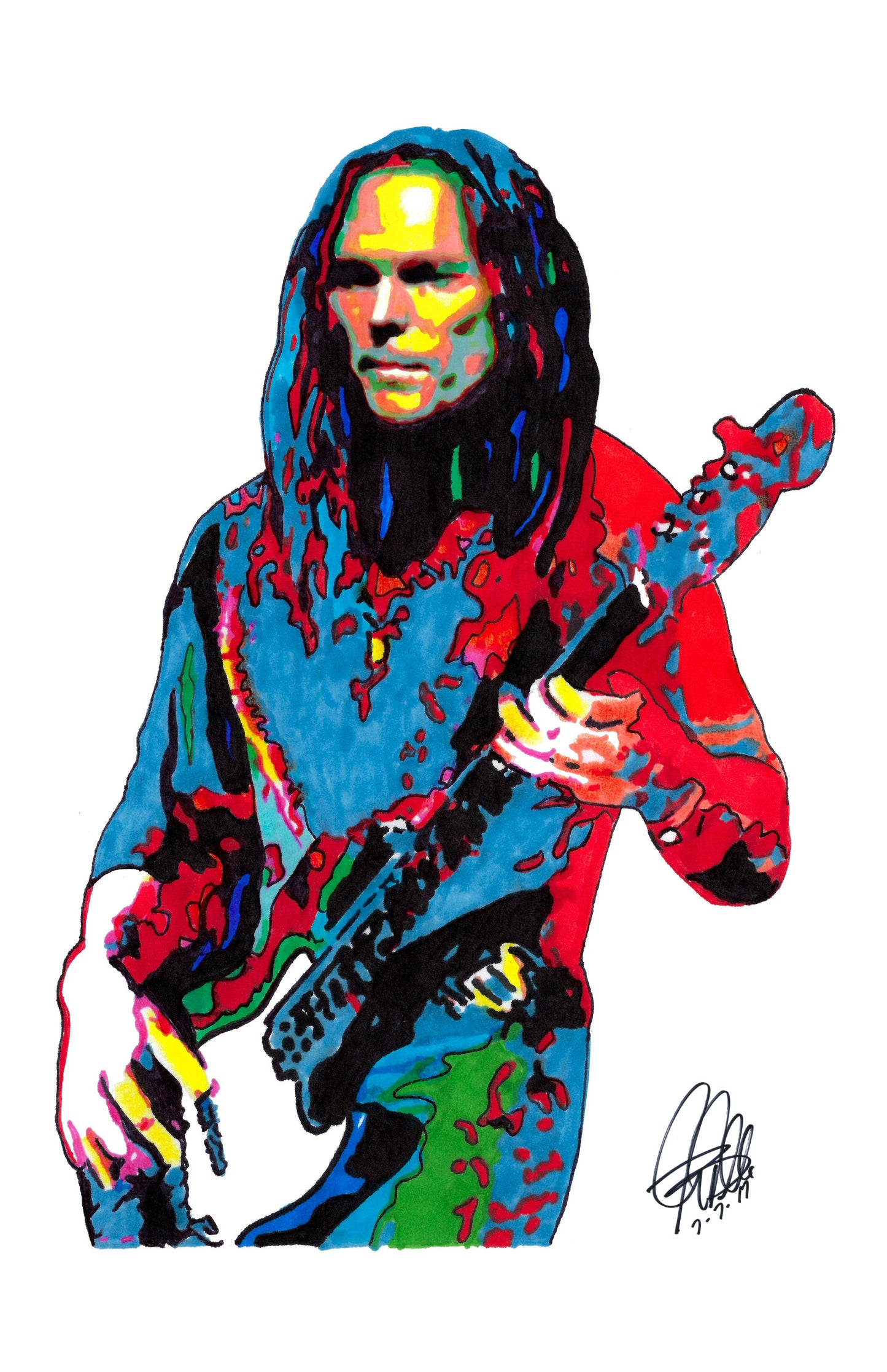 Timothy B Schmit Eagles Bass Guitar Rock Music Poster Print Wall Art 11x17