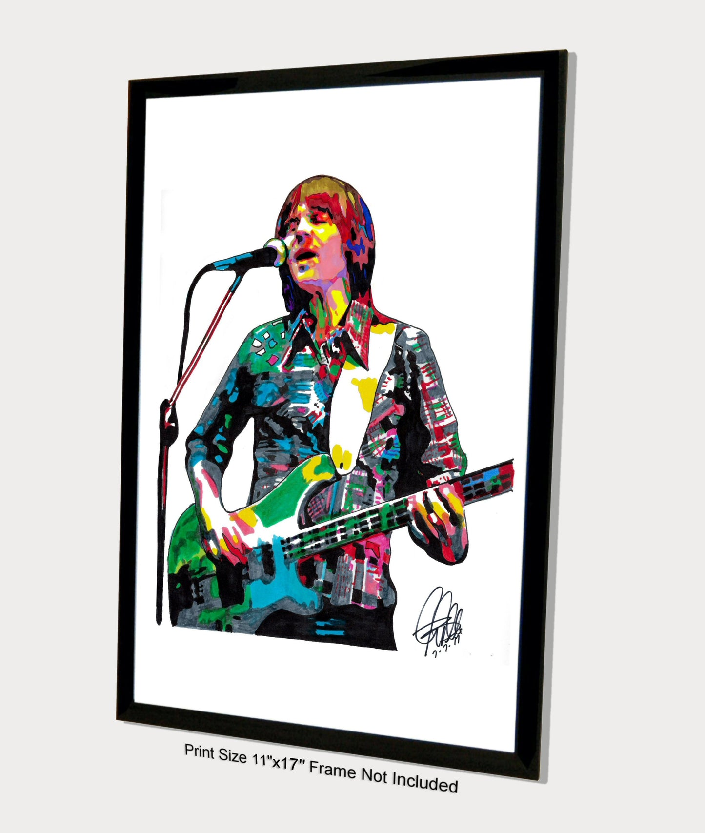 Randy Meisner Eagles Singer Bass Guitar Rock Music Poster Print Wall Art 11x17