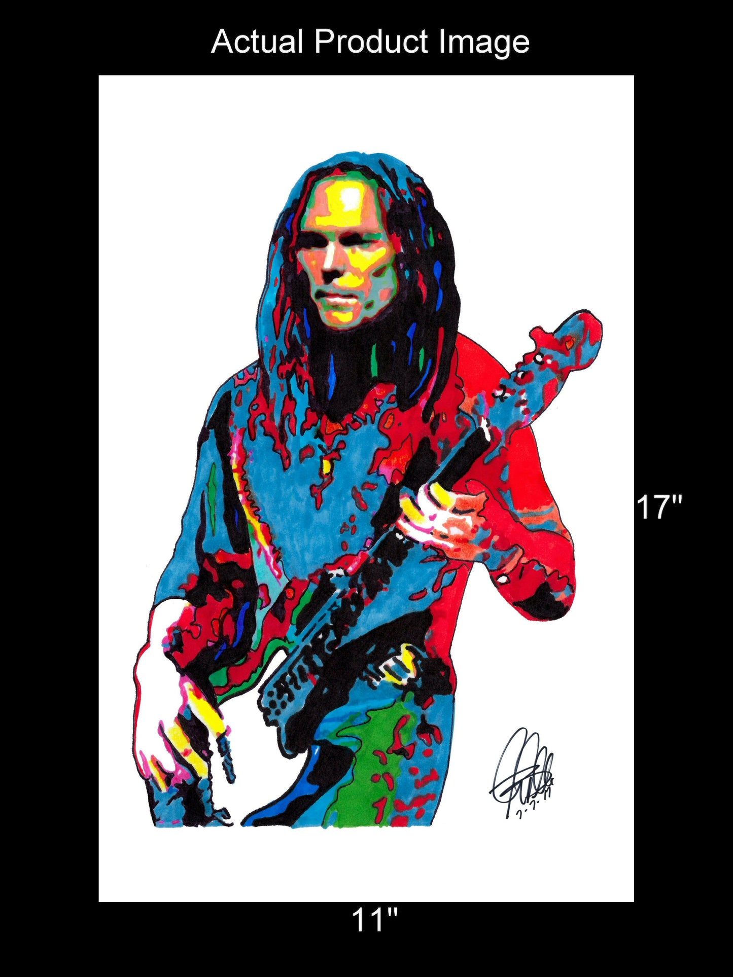 Timothy B Schmit Eagles Bass Guitar Rock Music Poster Print Wall Art 11x17