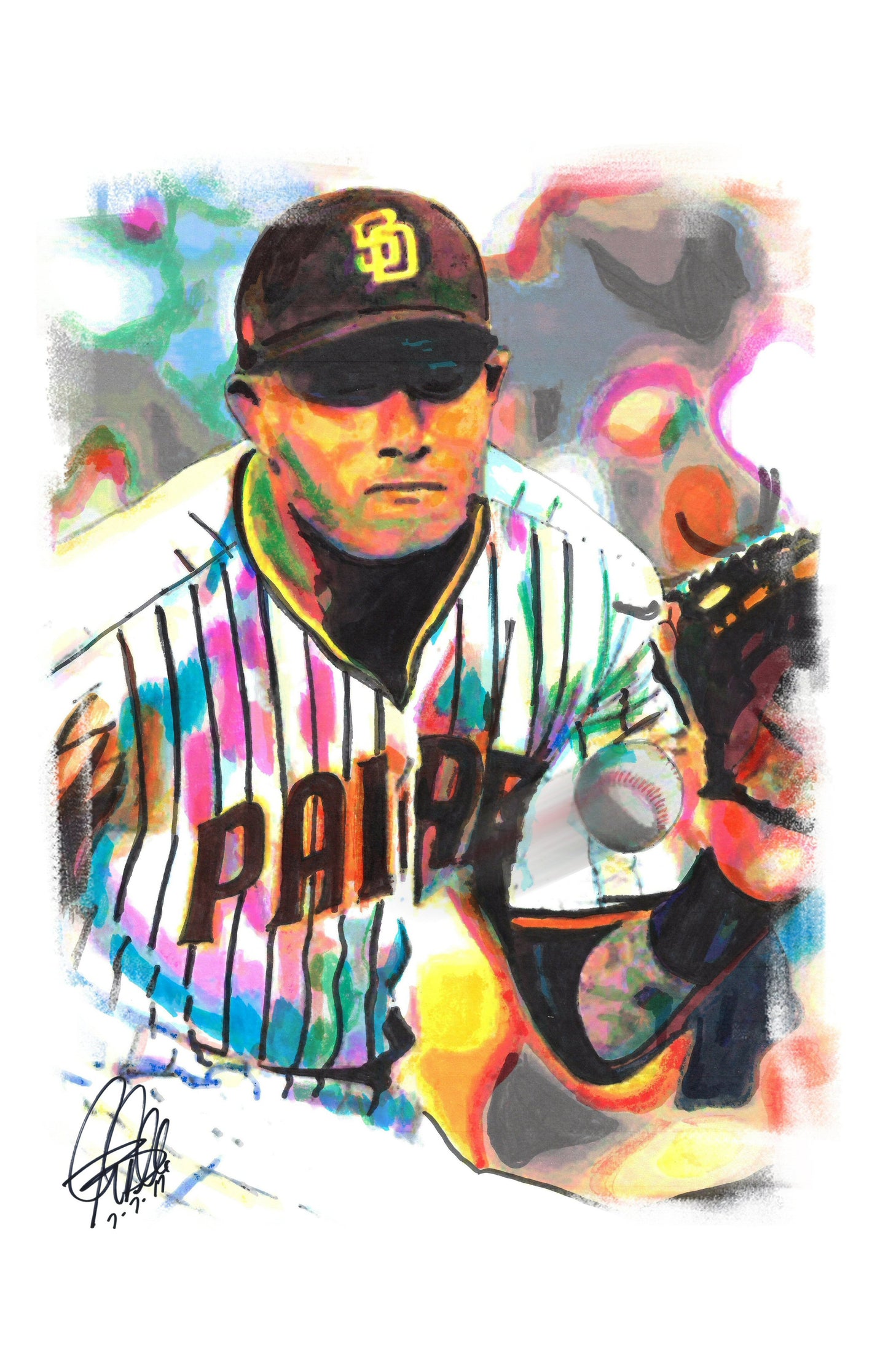 Manny Machado San Diego Padres Baseball Sports Poster Print Wall Art 11x17