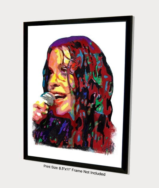 Alanis Morissette Singer Rock Music Poster Print Wall Art 8.5x11