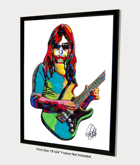 Jeff Skunk Baxter Guitar Rock Music Poster Print Wall Art 18x24