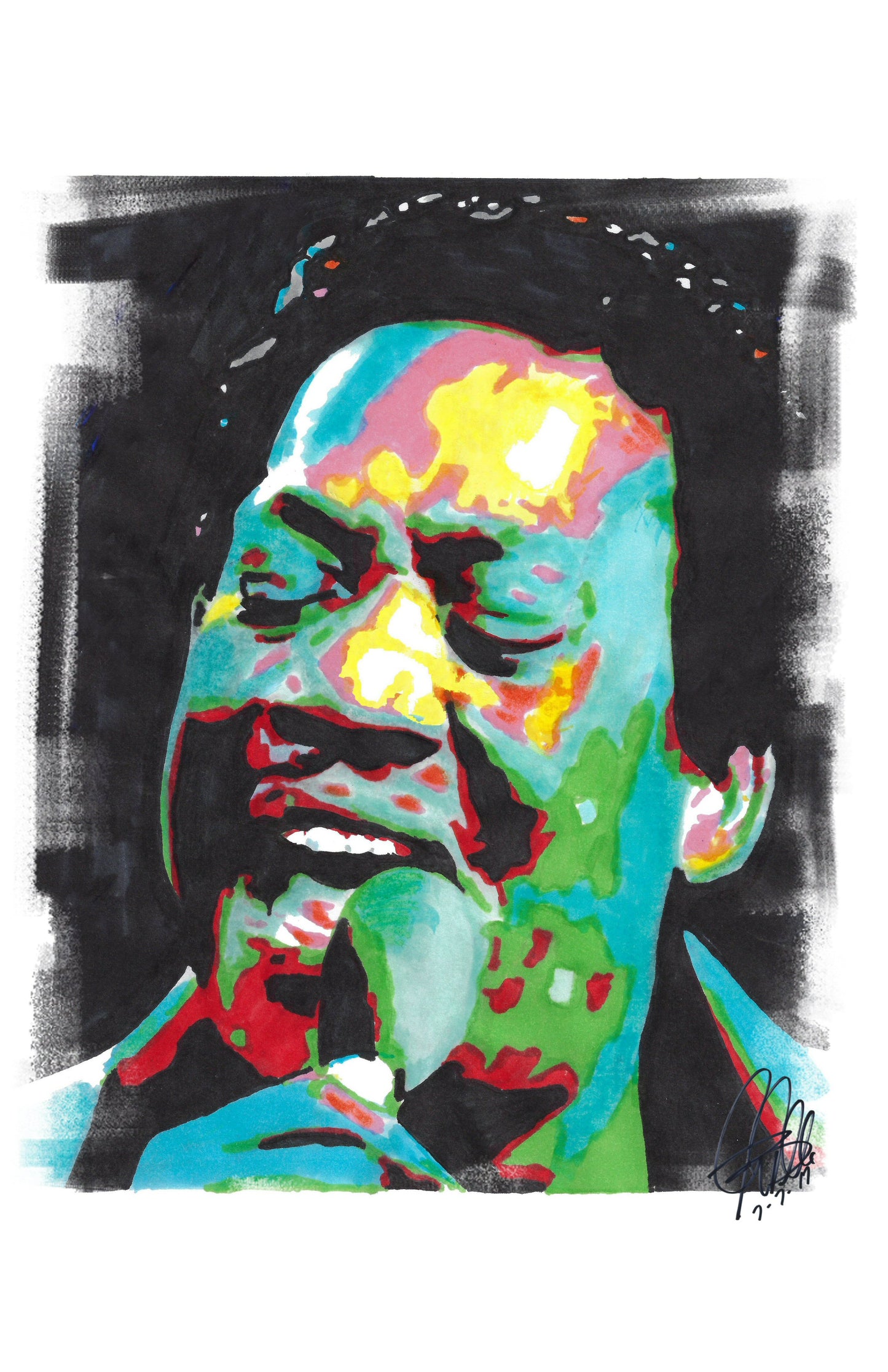 Bobby Bland Singer Blues Soul Music Poster Print Wall Art 11x17