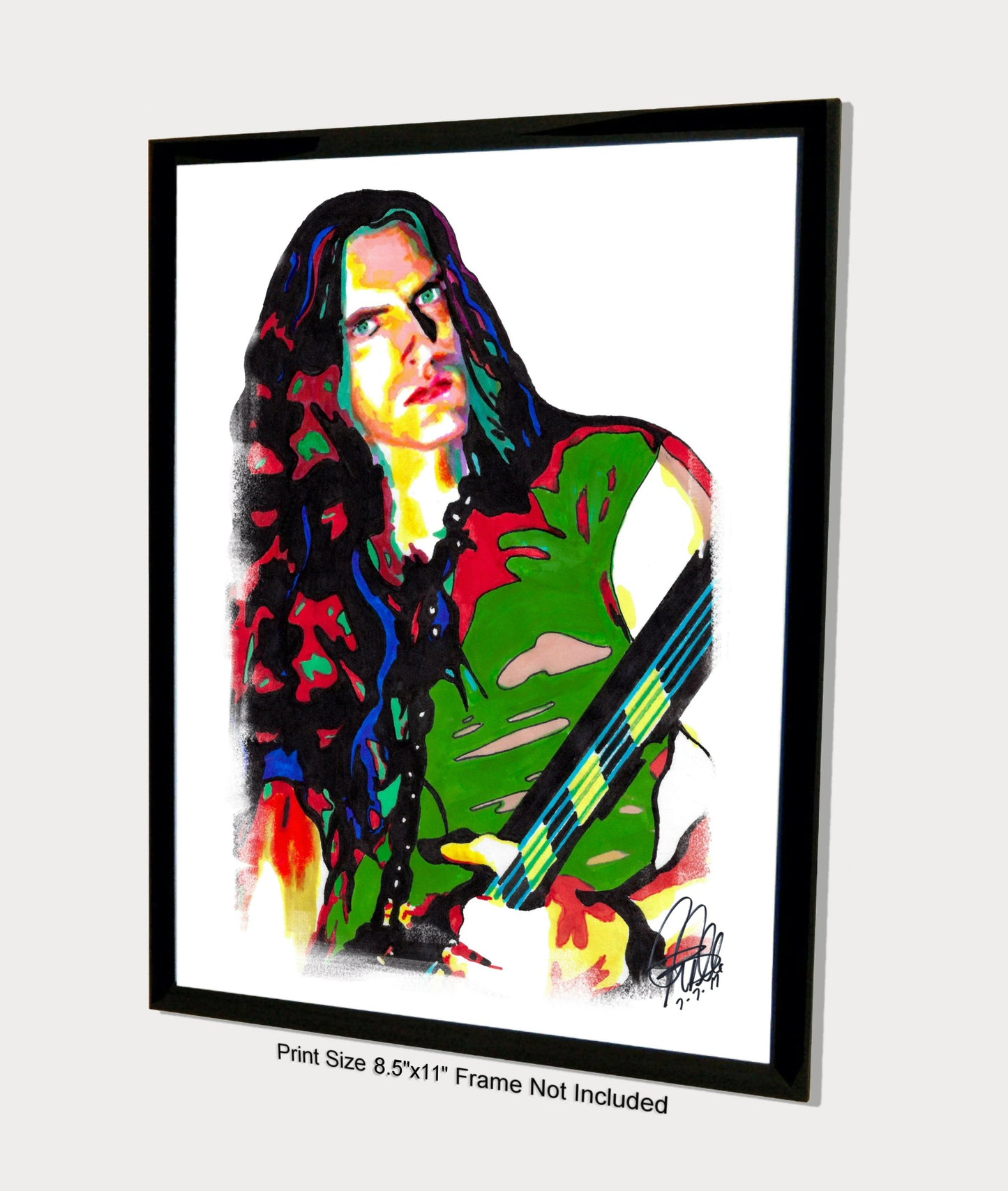 Peter Steele Type O Negative Bass Metal Music Print Poster Wall Art 8.5x11