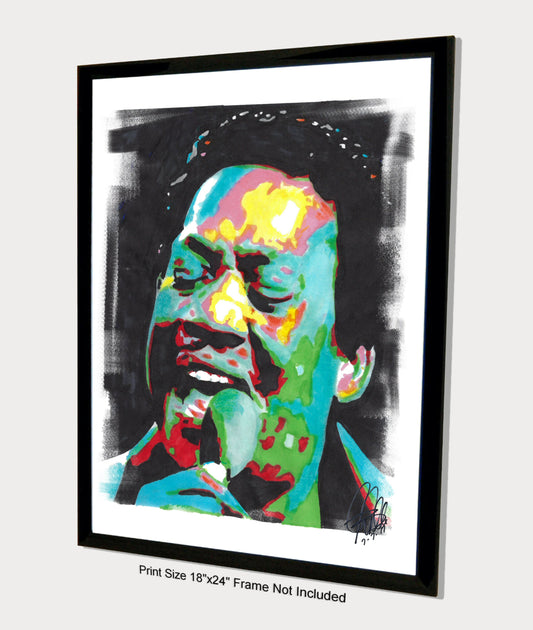 Bobby Bland Singer Blues Soul Music Poster Print Wall Art 18x24