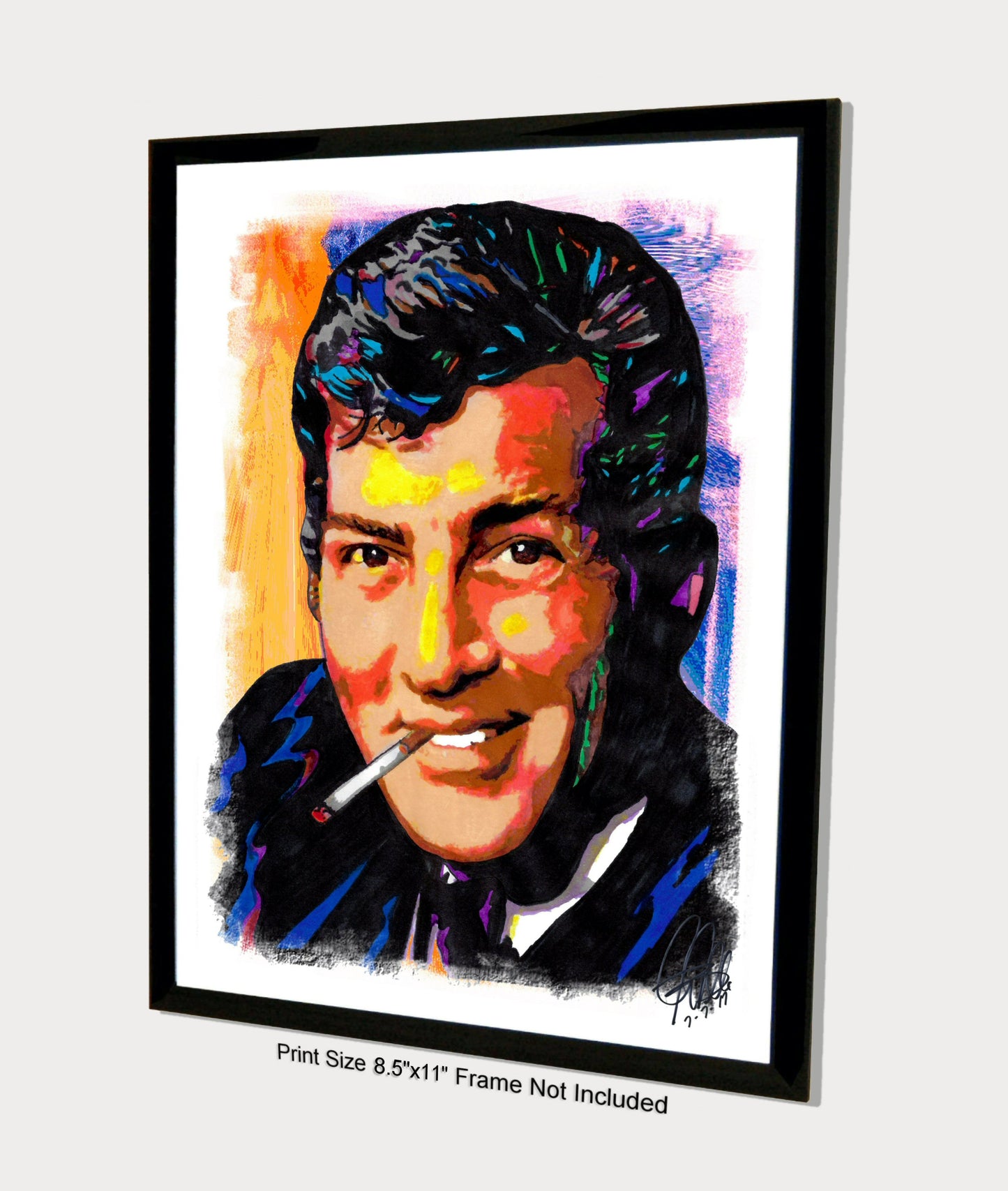 Dean Martin Singer Rat Pack Music Poster Print Wall Art 8.5x11