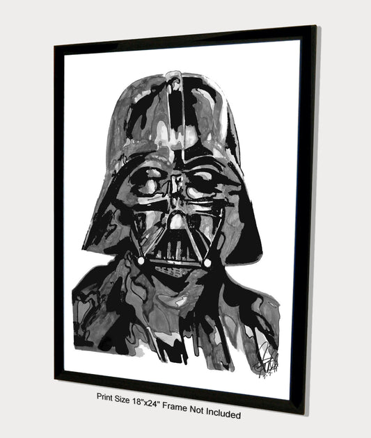 Darth Vader Star Wars Movies Print Poster Wall Art 18x24