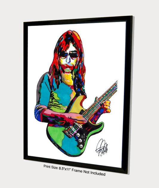 Jeff Skunk Baxter Guitar Rock Music Poster Print Wall Art 8.5x11