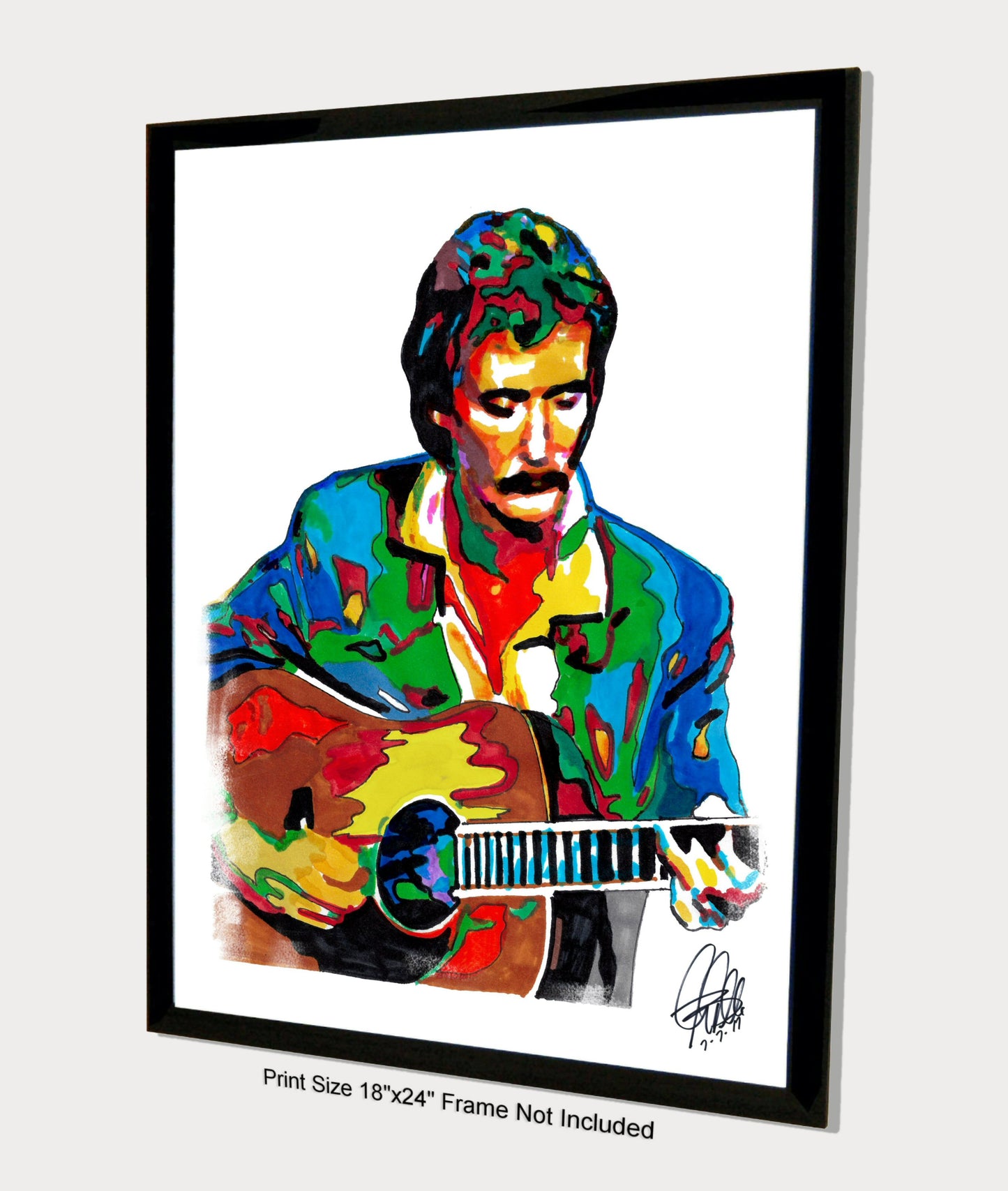 Tony Rice Guitar Bluegrass Music Poster Print Wall Art 18x24