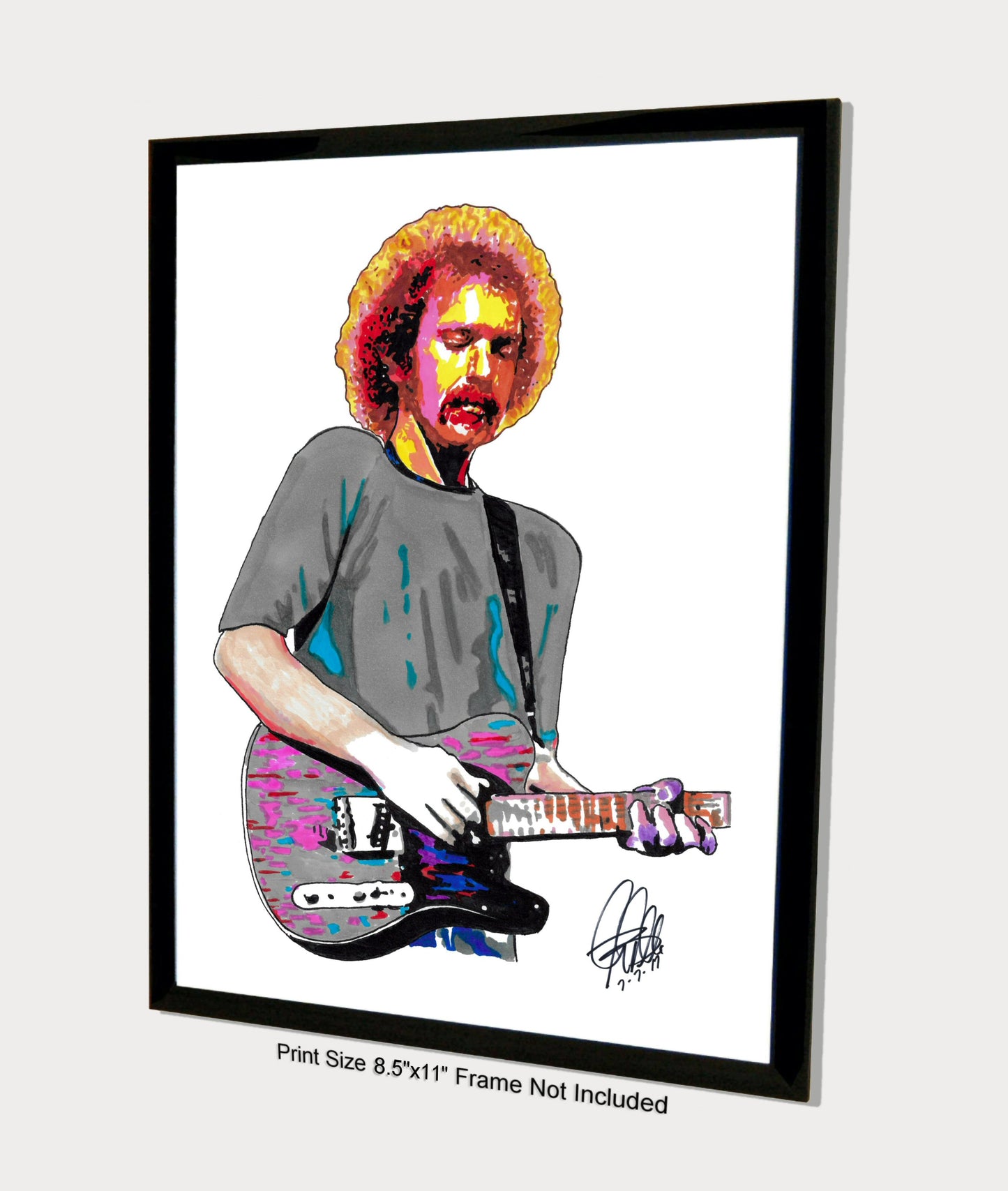 Bernie Leadon Eagles Singer Guitar Rock Music Poster Print Wall Art 8.5x11