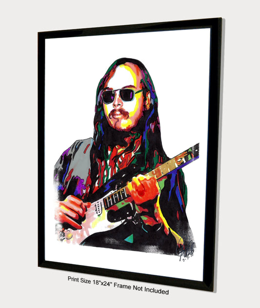 Walter Becker Steely Dan Jazz Guitar Rock Music Poster Print Wall Art 18x24