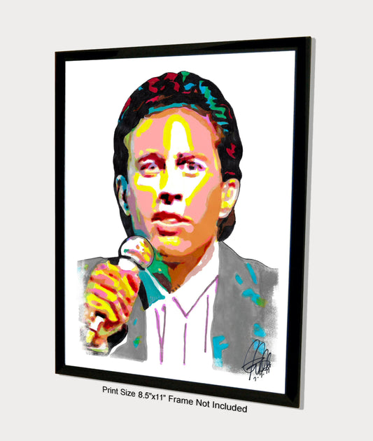 Jerry Seinfeld Stand Up Comedy Poster Print Wall Art 8.5x11