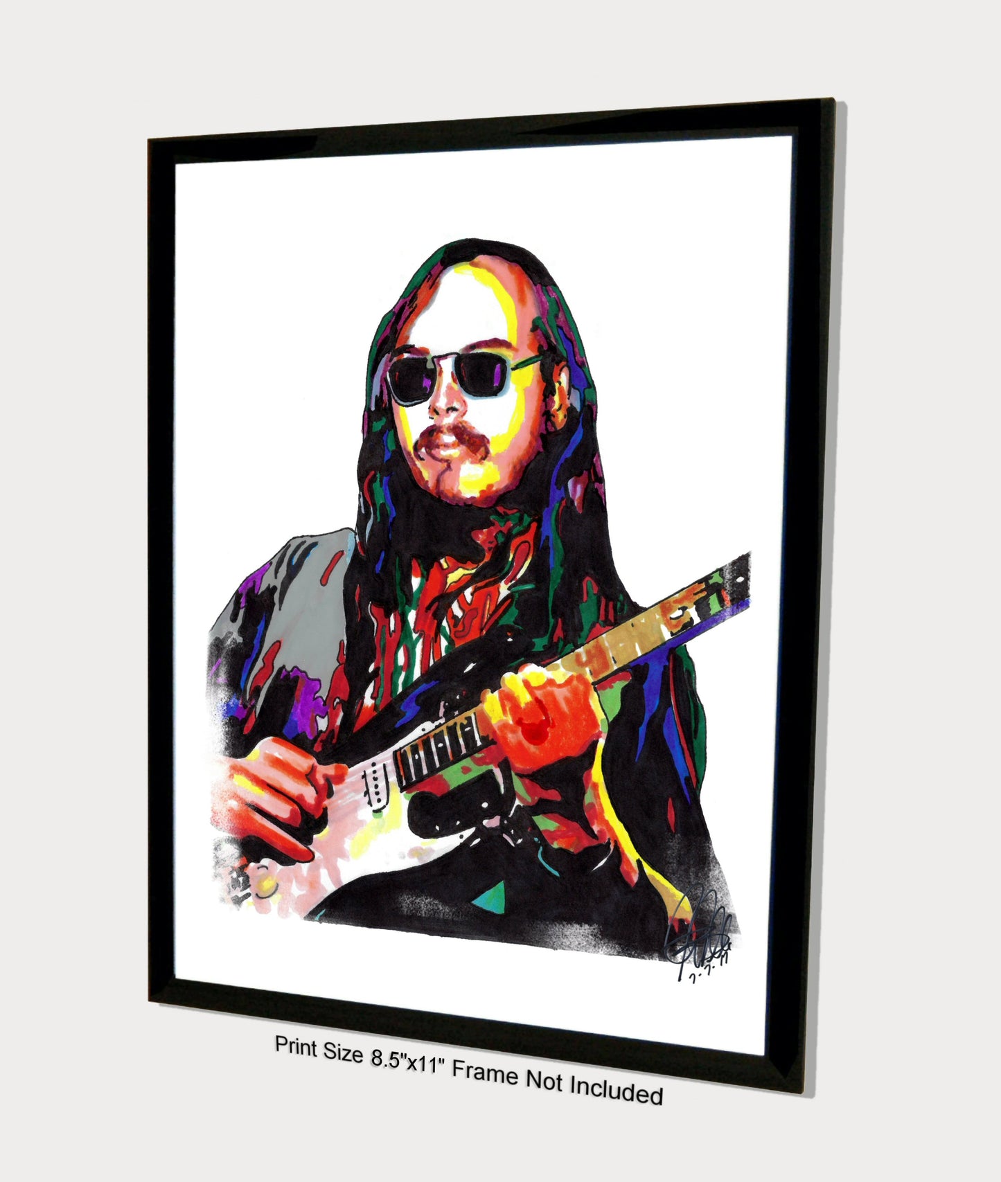 Walter Becker Steely Dan Jazz Guitar Rock Music Poster Print Wall Art 8.5x11