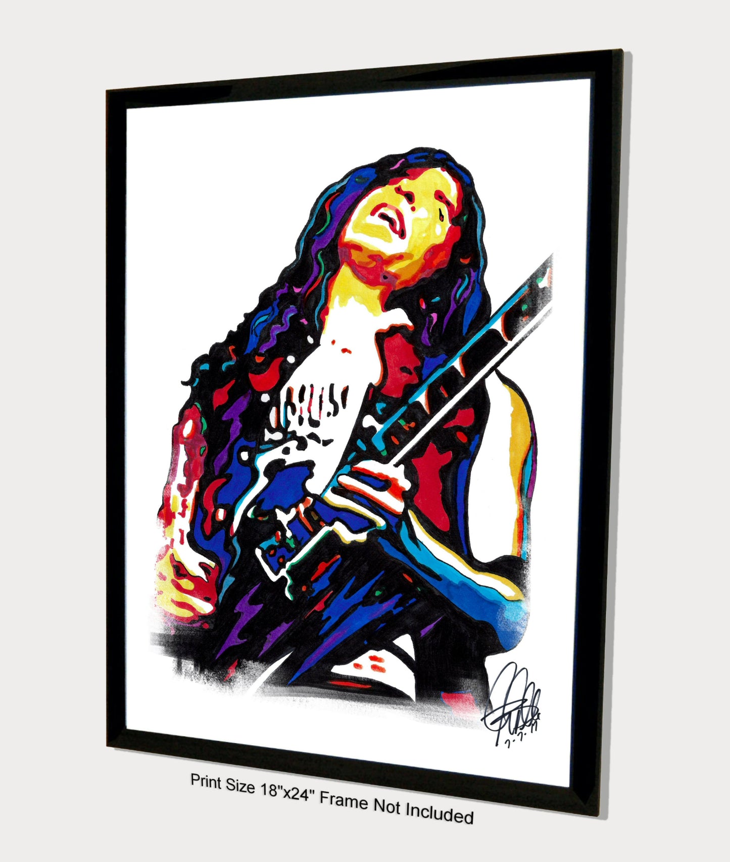 Marty Friedman Megadeth Guitar Thrash Metal Music Print Poster Wall Art 18x24