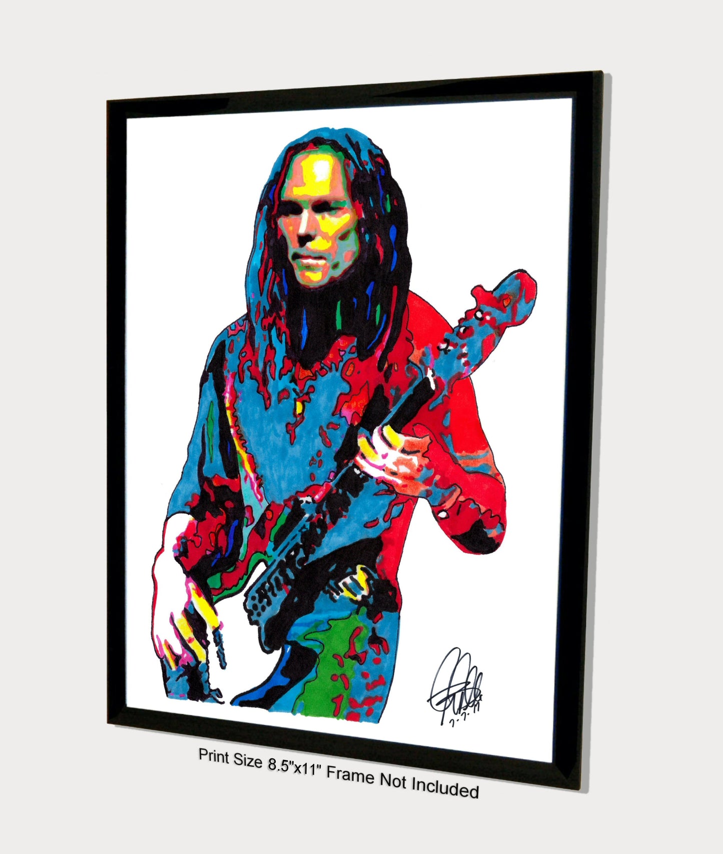 Timothy B Schmit Eagles Bass Guitar Rock Music Poster Print Wall Art 8.5x11