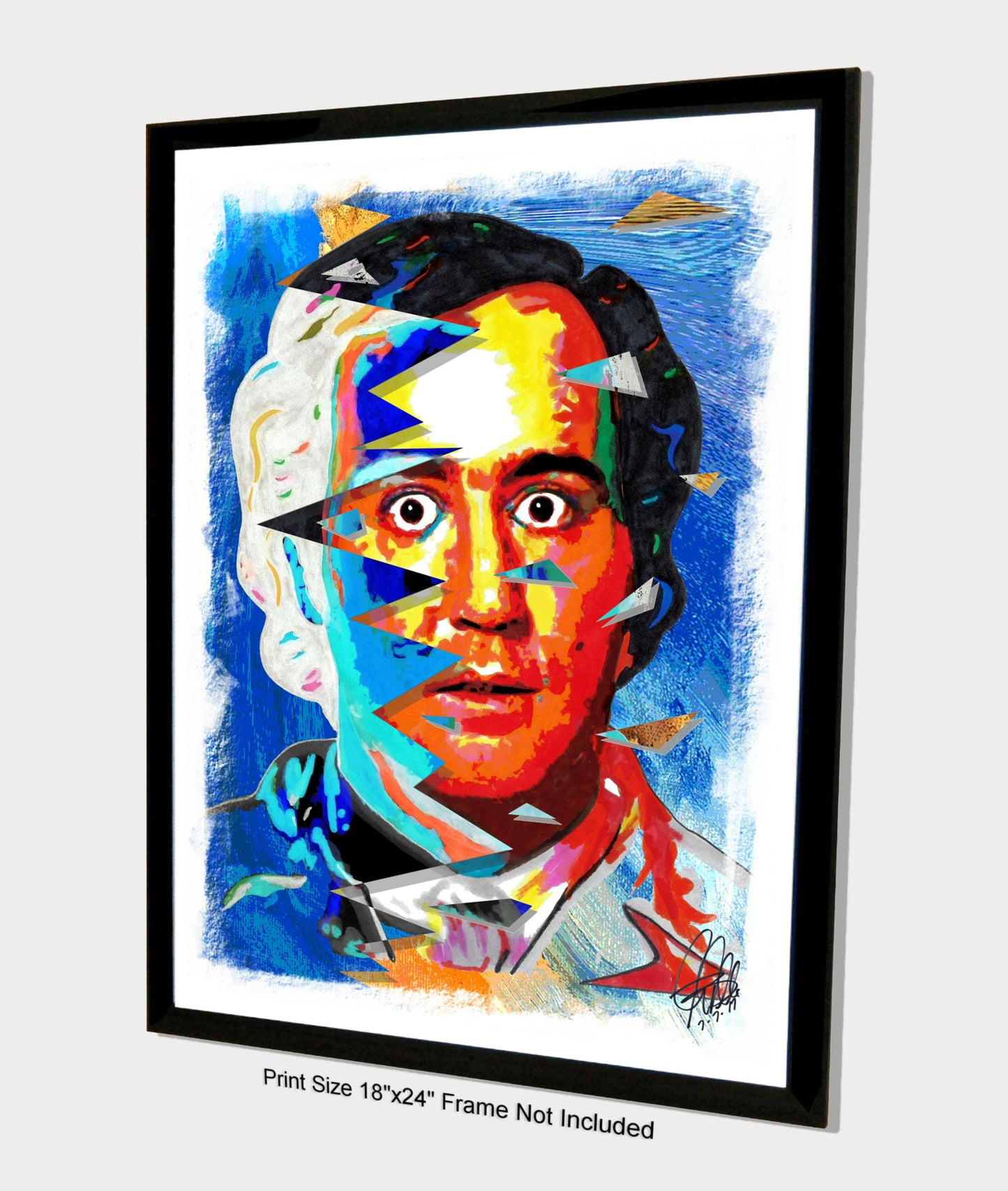 Andy Kaufman Taxi Comedy Man on the Moon Poster Print Wall Art 18x24