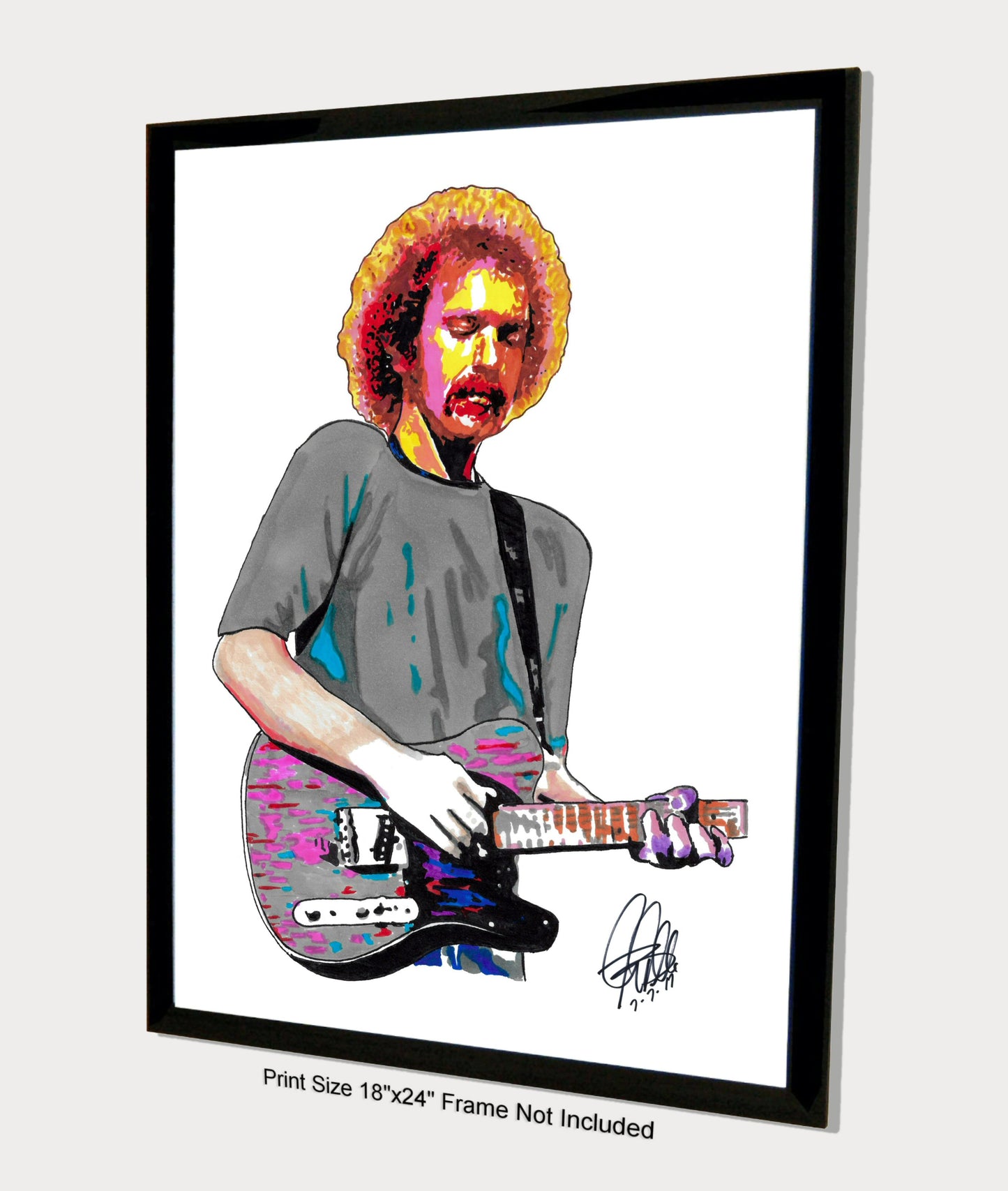 Bernie Leadon Eagles Singer Guitar Rock Music Poster Print Wall Art 18x24