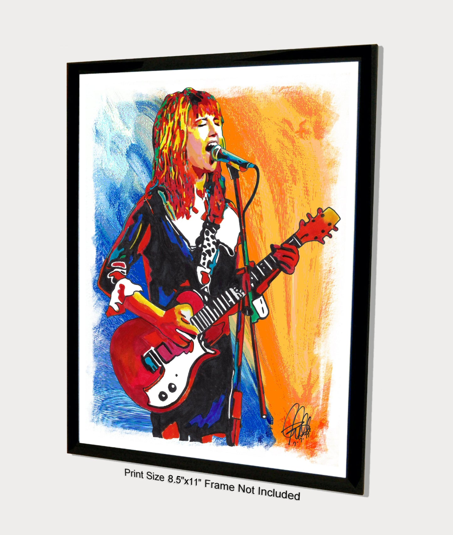 Kim Shattuck The Muffs Singer Punk Rock Music Poster Print Wall Art 8.5x11